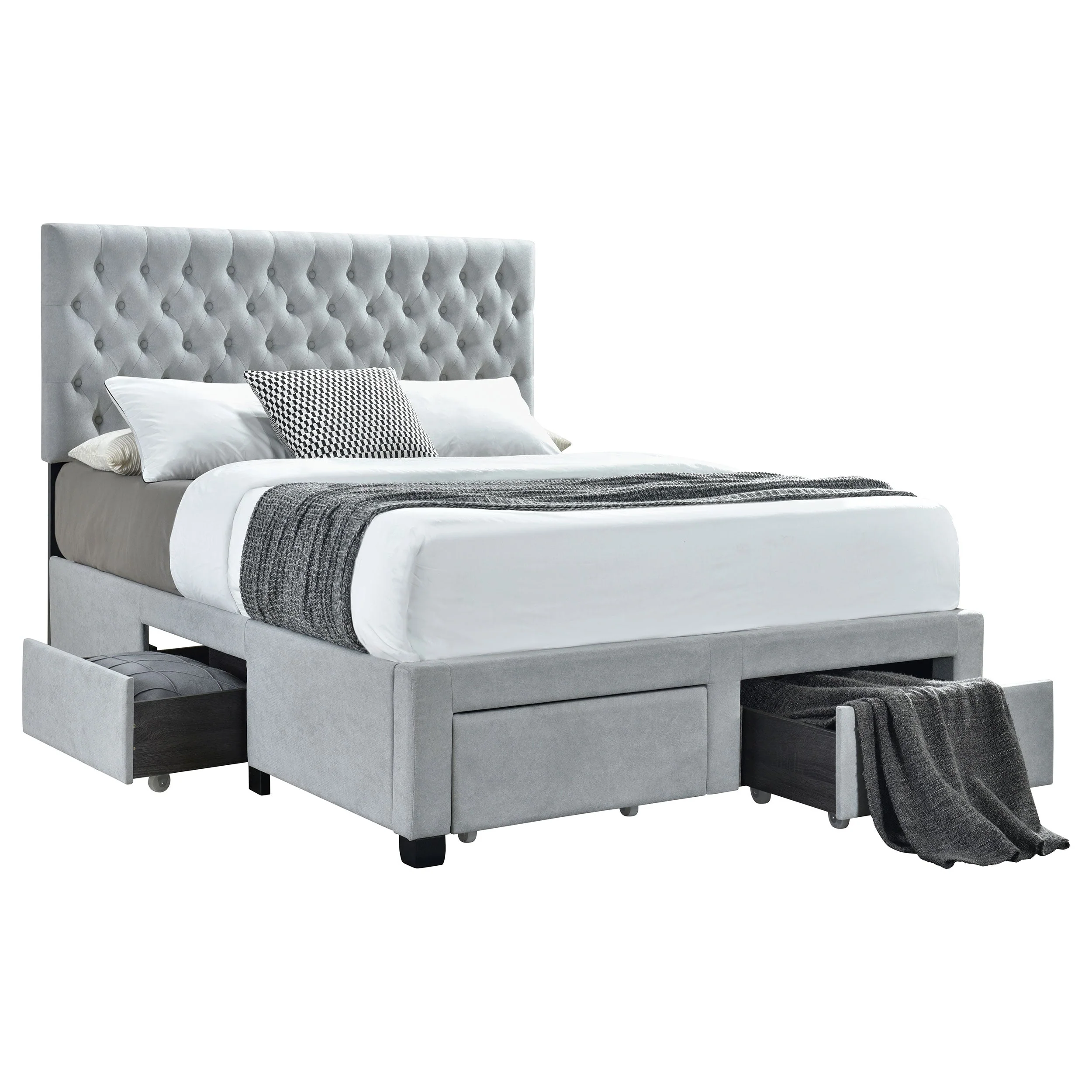 Soledad Upholstered Storage Panel Bed - Image 10