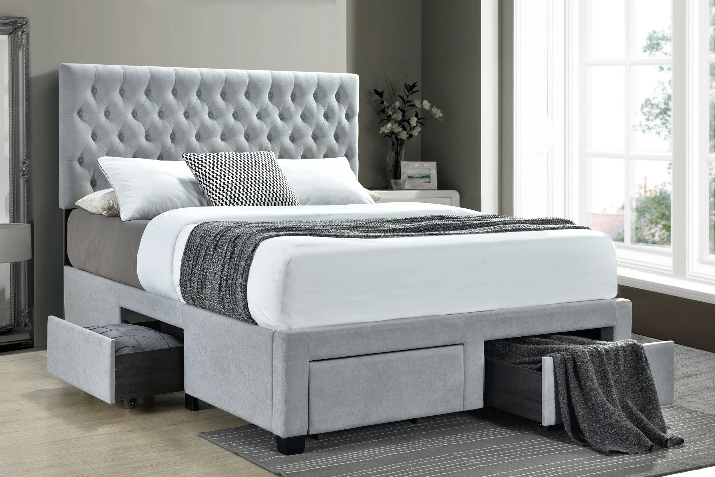 Soledad Upholstered Storage Panel Bed - Image 17