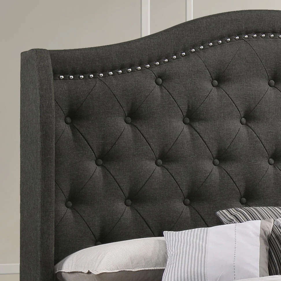 Sonoma Upholstered Wingback Bed - Image 33