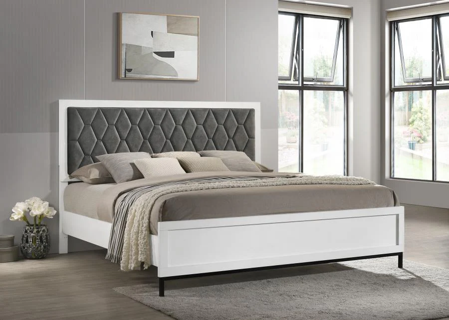 Sonora Upholstered Panel Bed