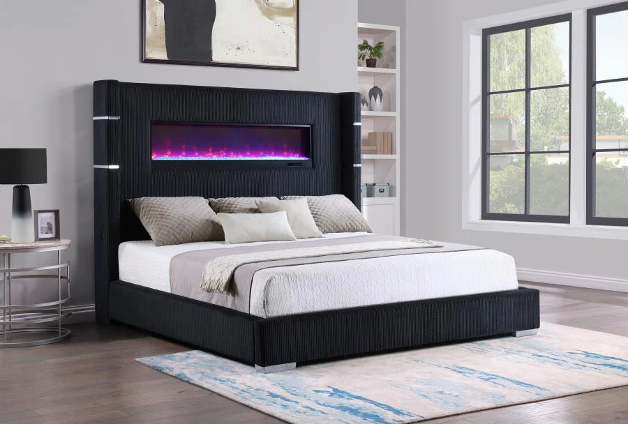 Tisdall Upholstered Flame Visualizer Bed - Image 2