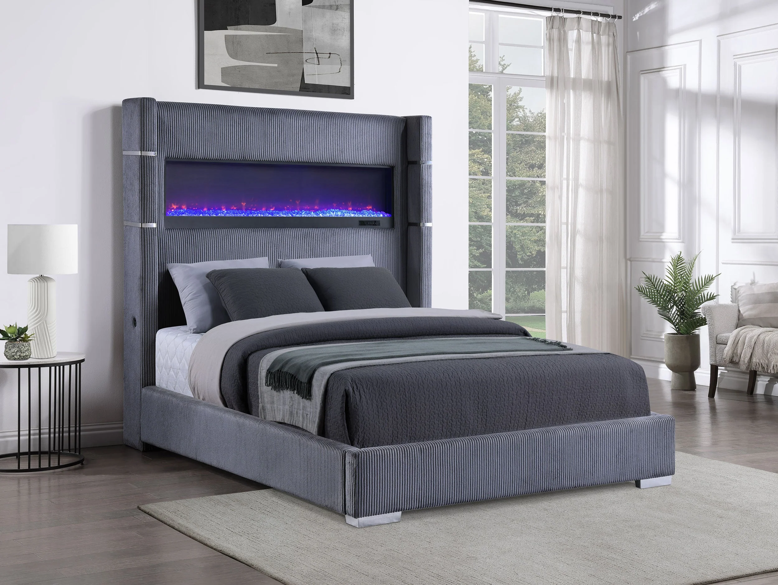 Tisdall Upholstered Flame Visualizer Bed - Image 25