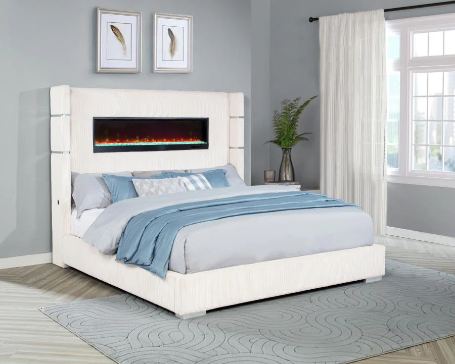 Tisdall Upholstered Flame Visualizer Bed - Image 5