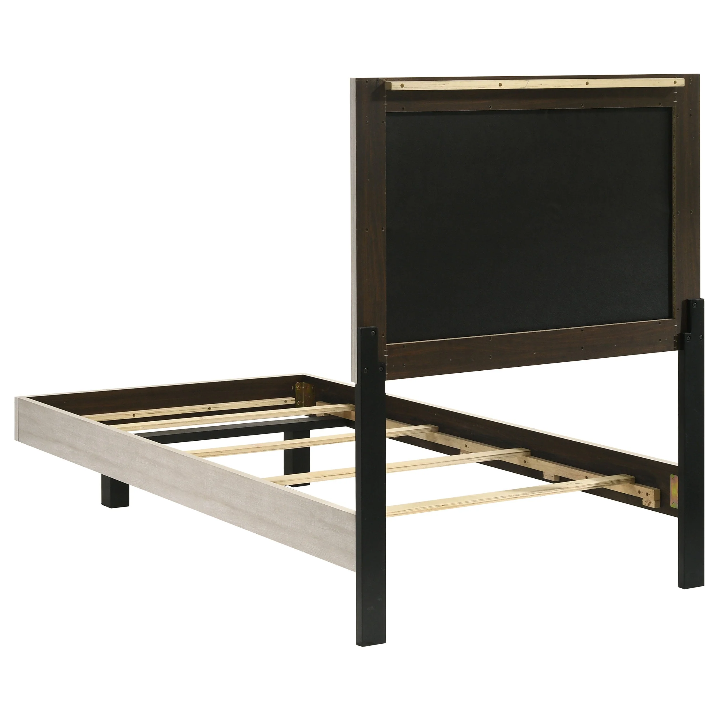 Trenton 54-inch Wood Panel Bed Rustic Cream - Image 24