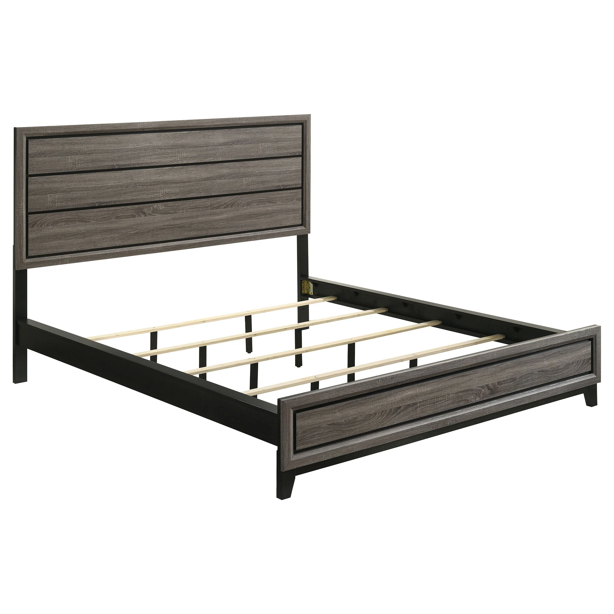 Watson Wood Panel Bed Grey Oak - Image 8