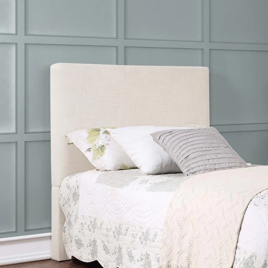 Pirro Upholstered or Full Panel Headboard Sand - Image 3