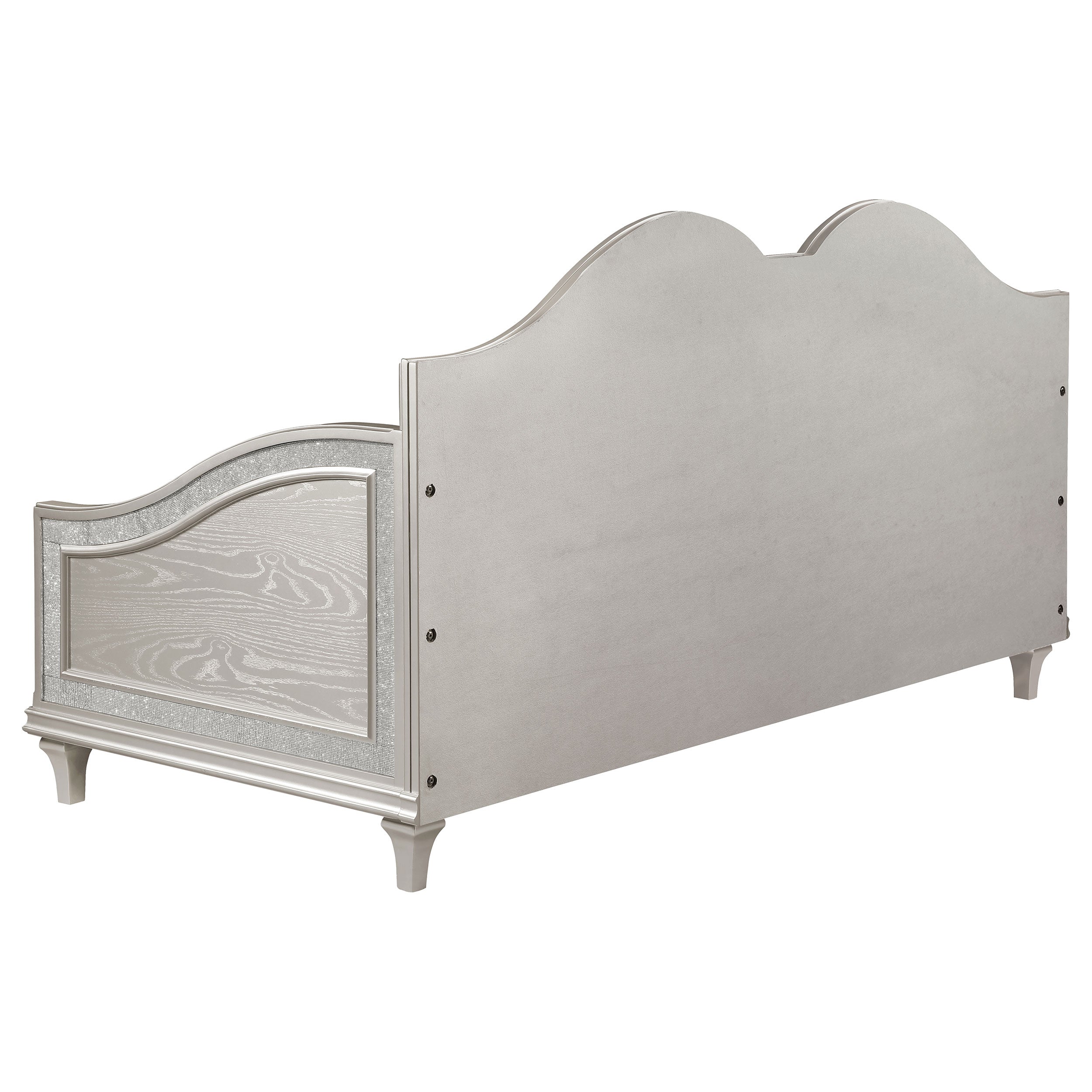 Evangeline Upholstered Twin Daybed Silver Oak - Image 9