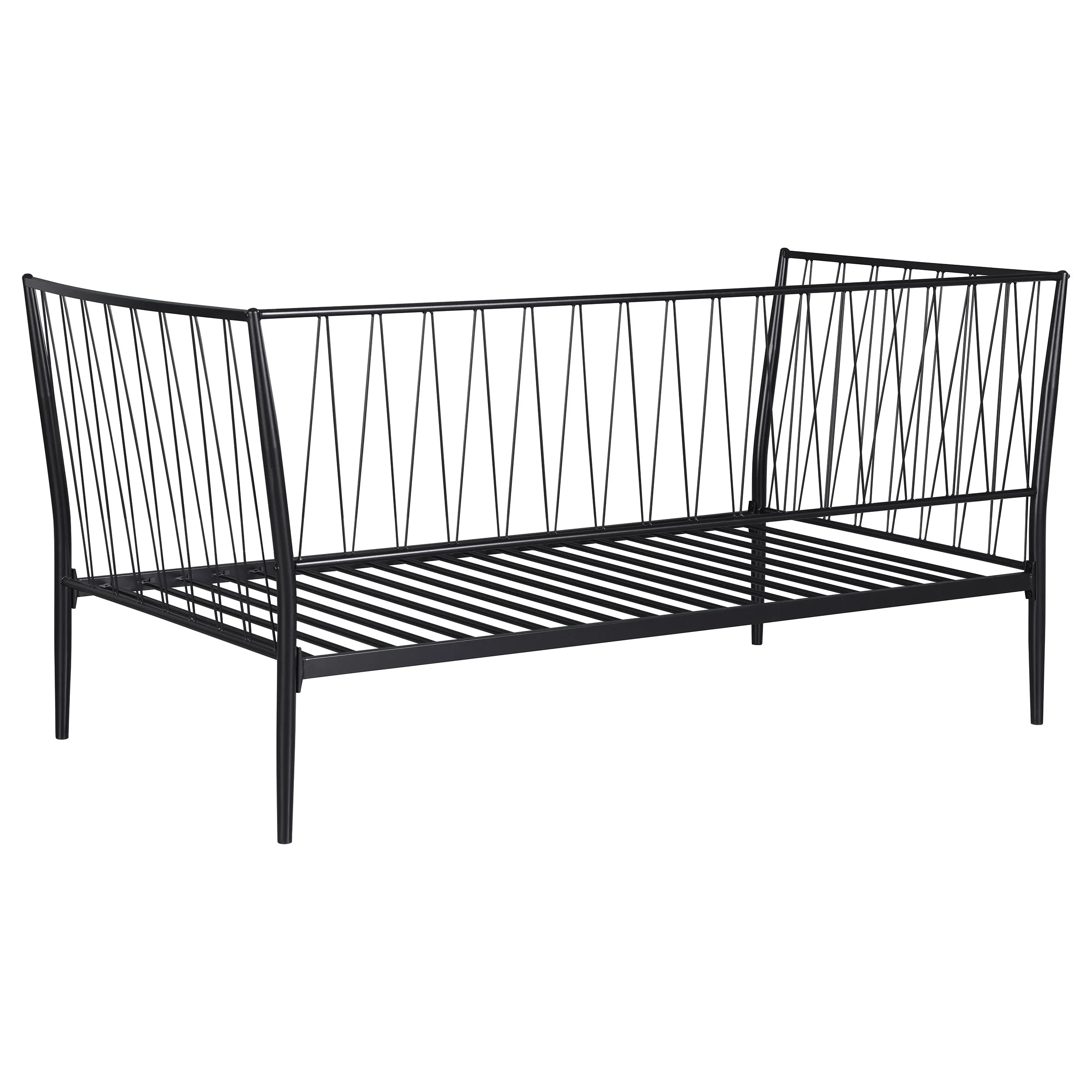 Richland Metal Twin Daybed Bed Frame Matte Black - Image 7