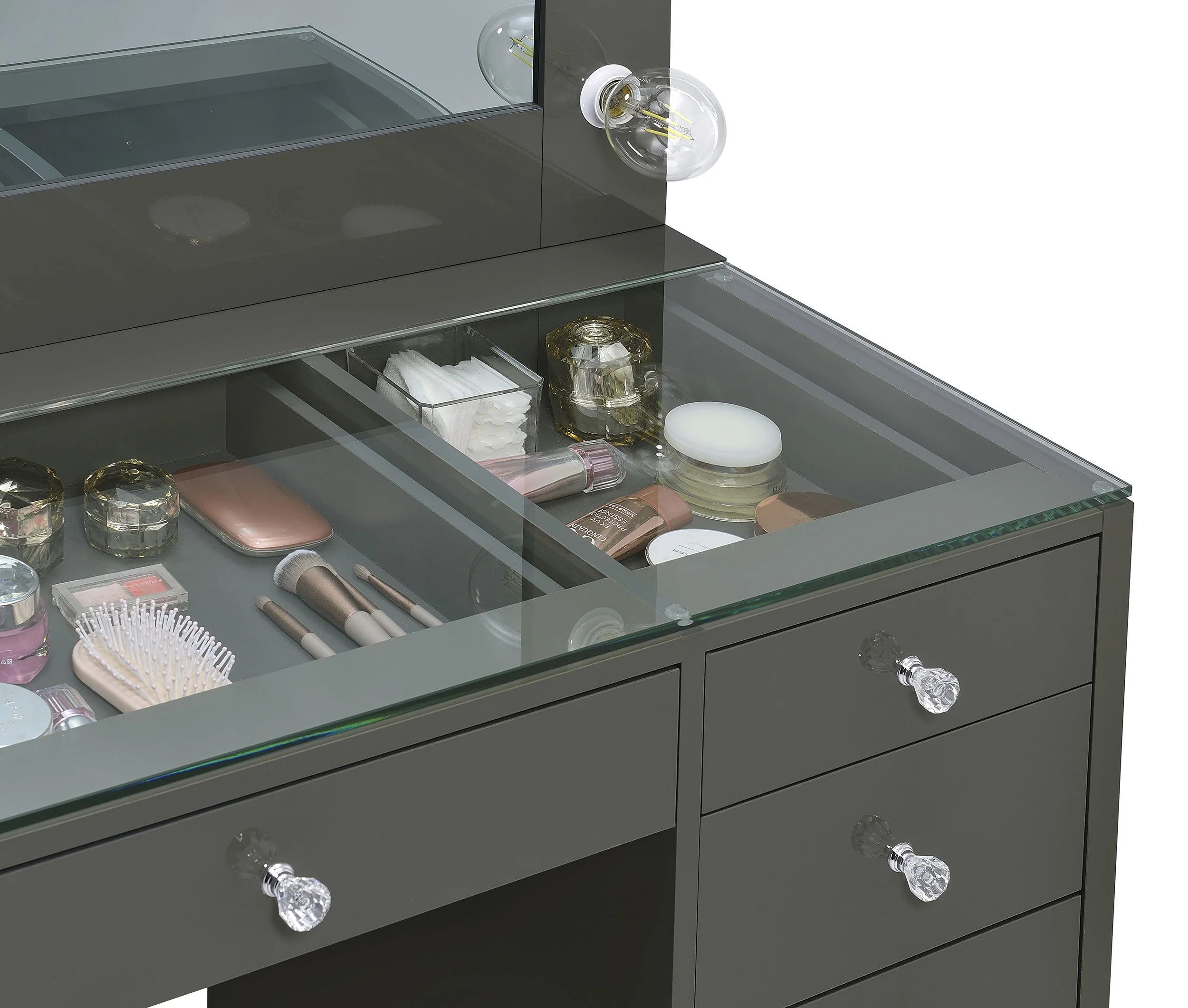 Acena 7-drawer Vanity Set with ing High Gloss - Image 29