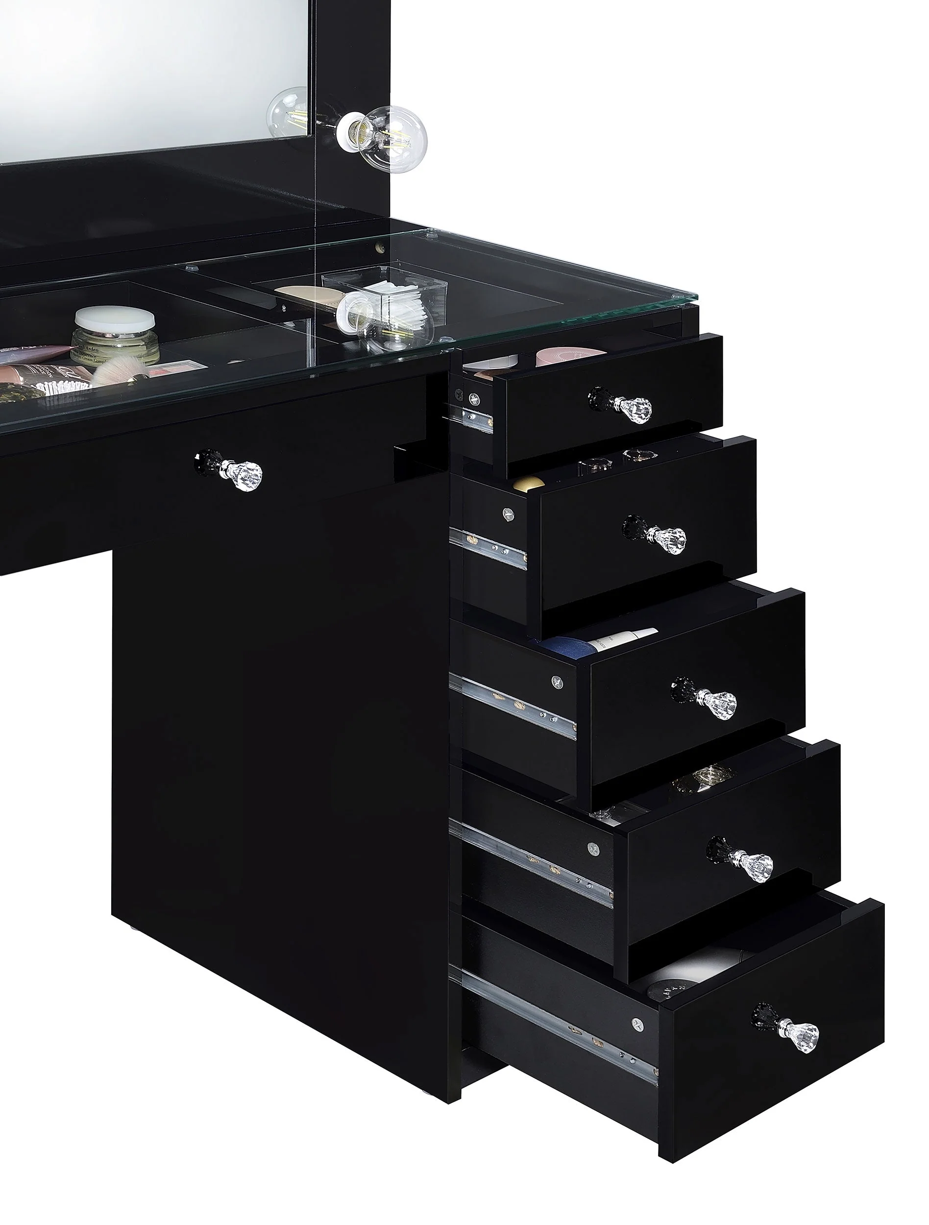 Acena 7-drawer Vanity Set with ing High Gloss - Image 30