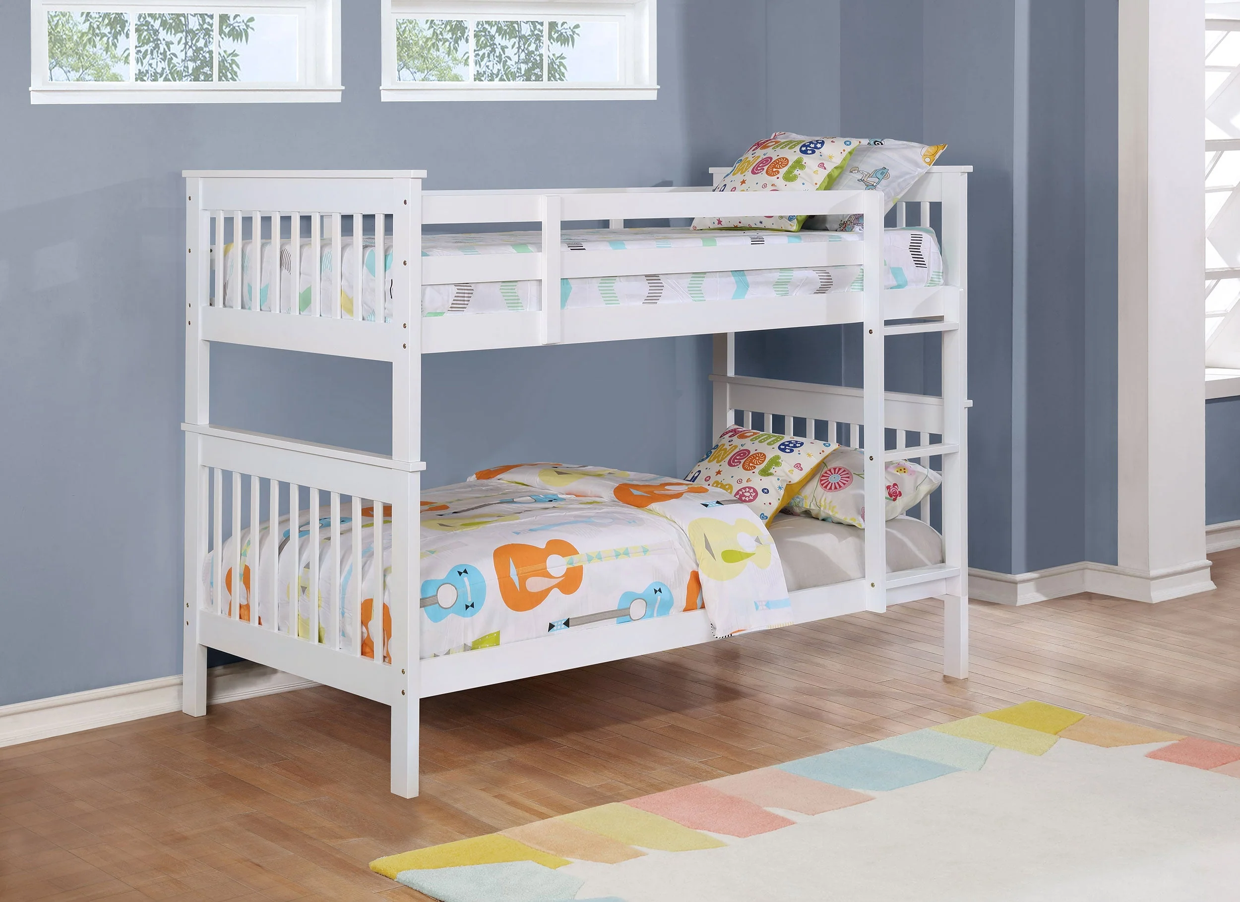 Chapman Wood Twin Over Twin Bunk Bed - Image 12