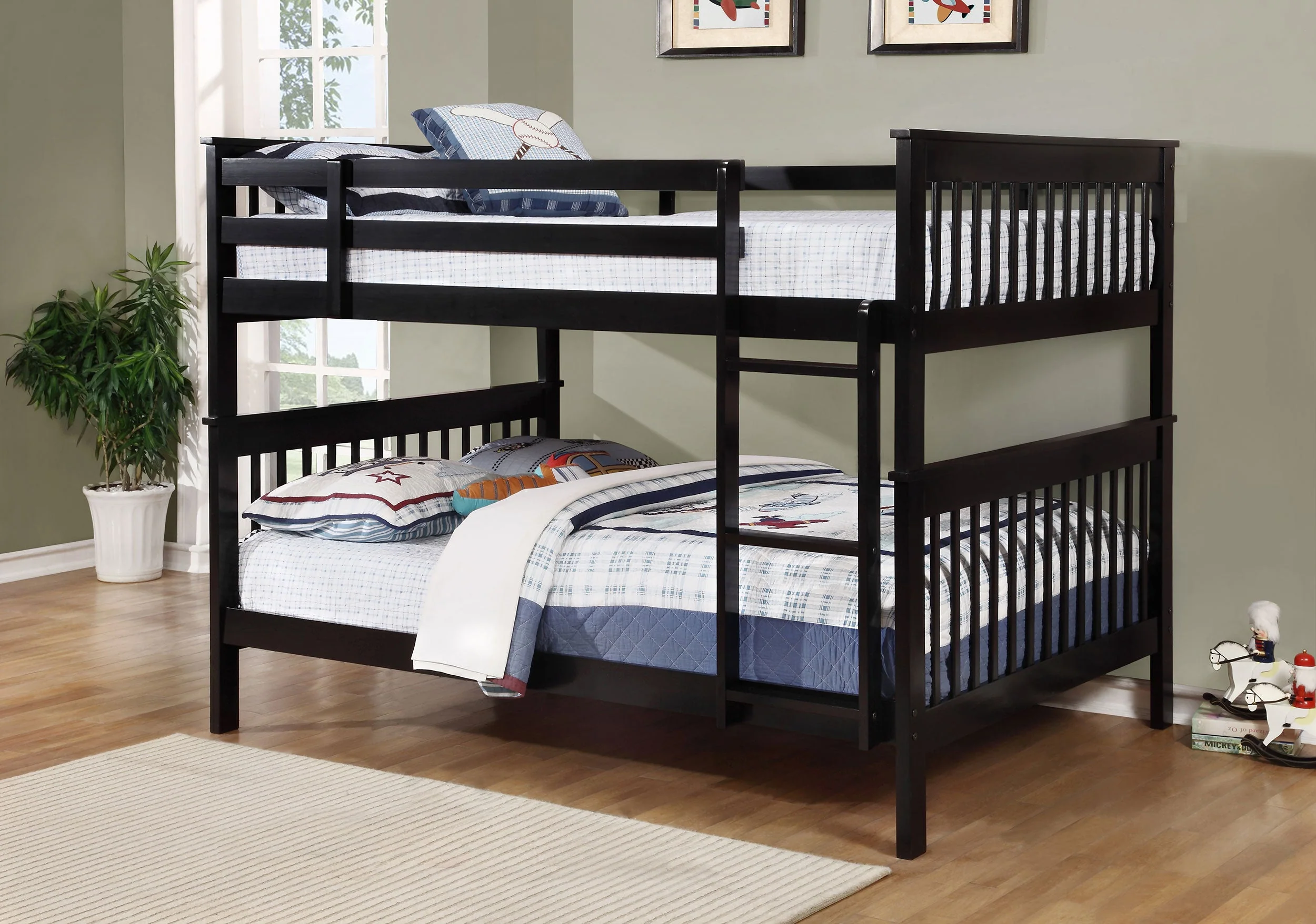 Chapman Wood Twin Over Twin Bunk Bed - Image 15