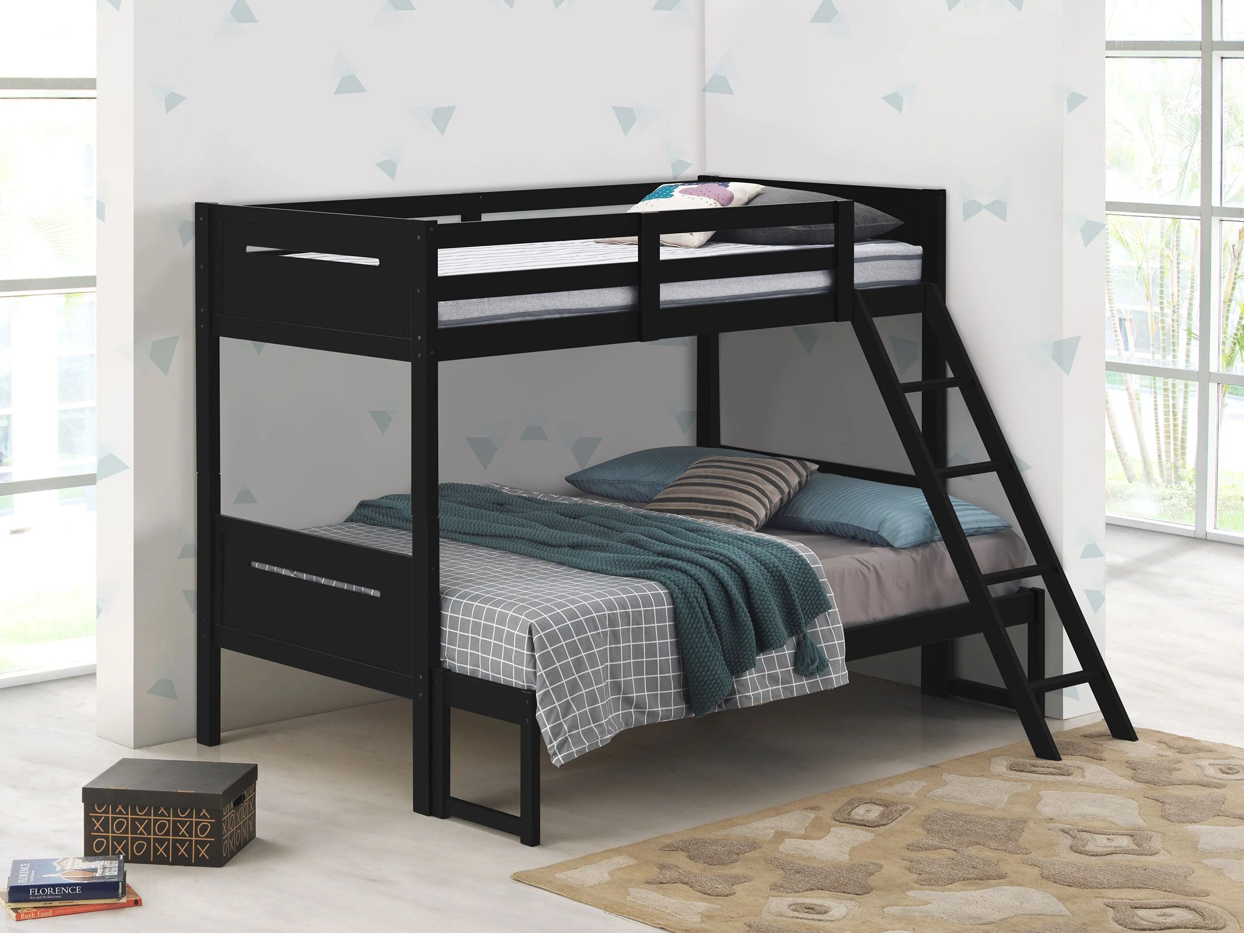 Littleton Wood Twin Over Twin Bunk Bed Espresso - Image 18