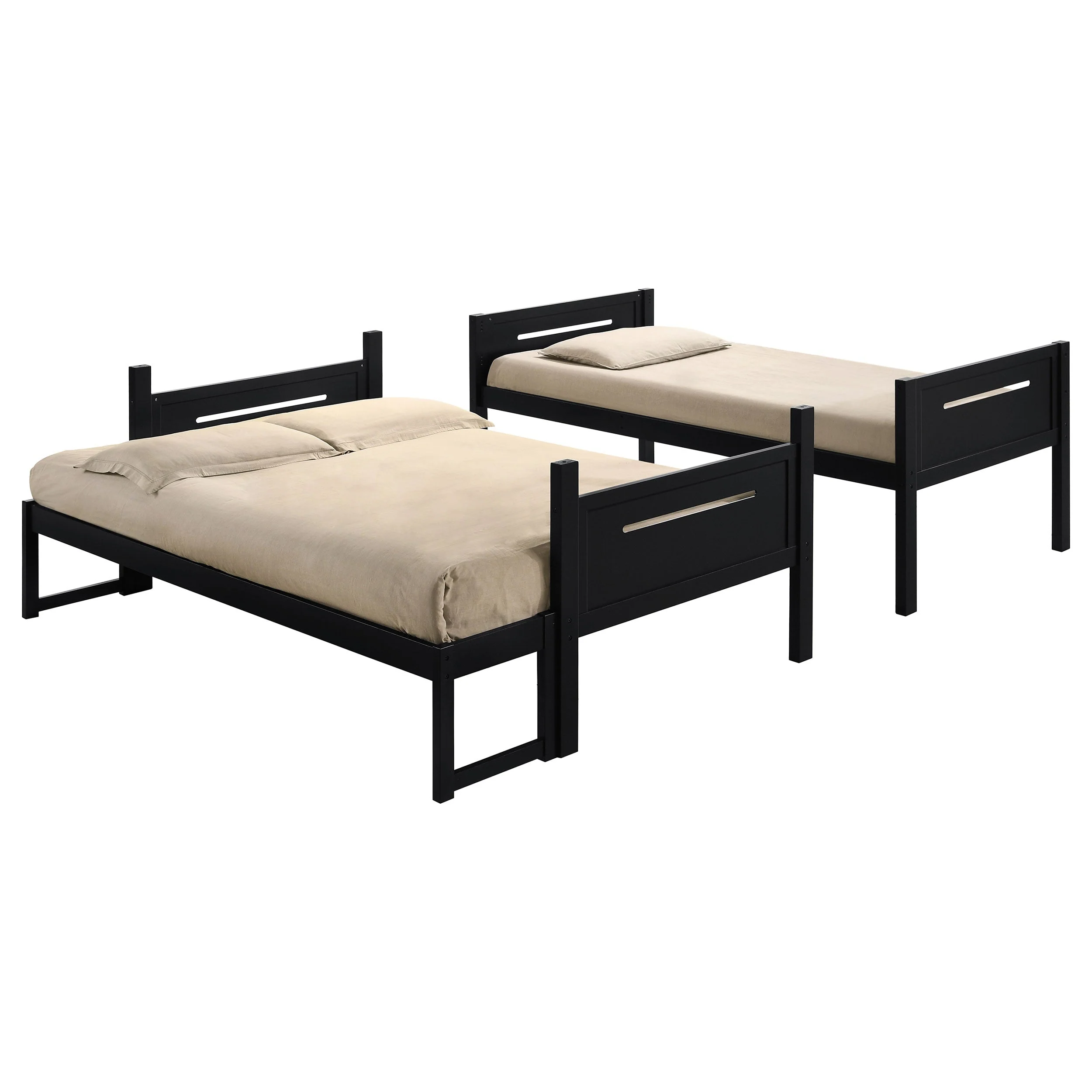 Littleton Wood Twin Over Twin Bunk Bed Espresso - Image 36