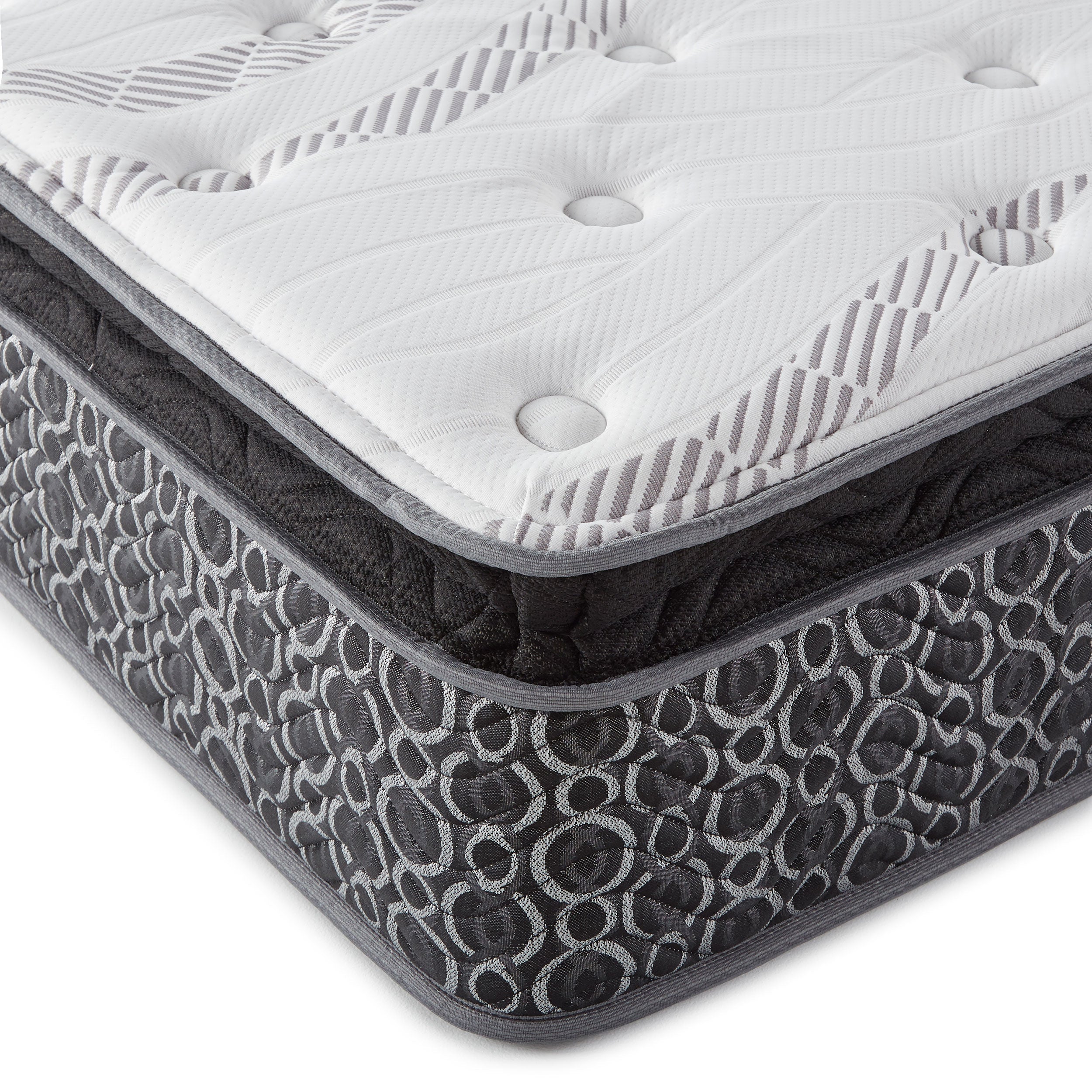 Hayes 11-inch Pillow Top Memory Foam Hybrid Mattress - Image 16