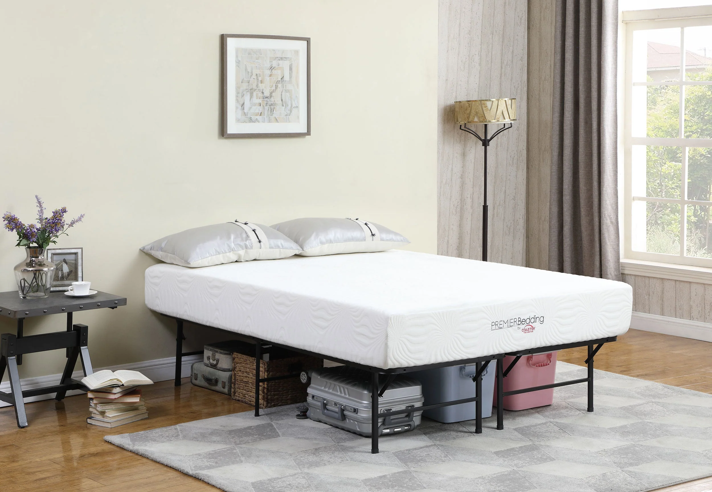 Mabel Metal Mattress Support Platform Bed - Image 11