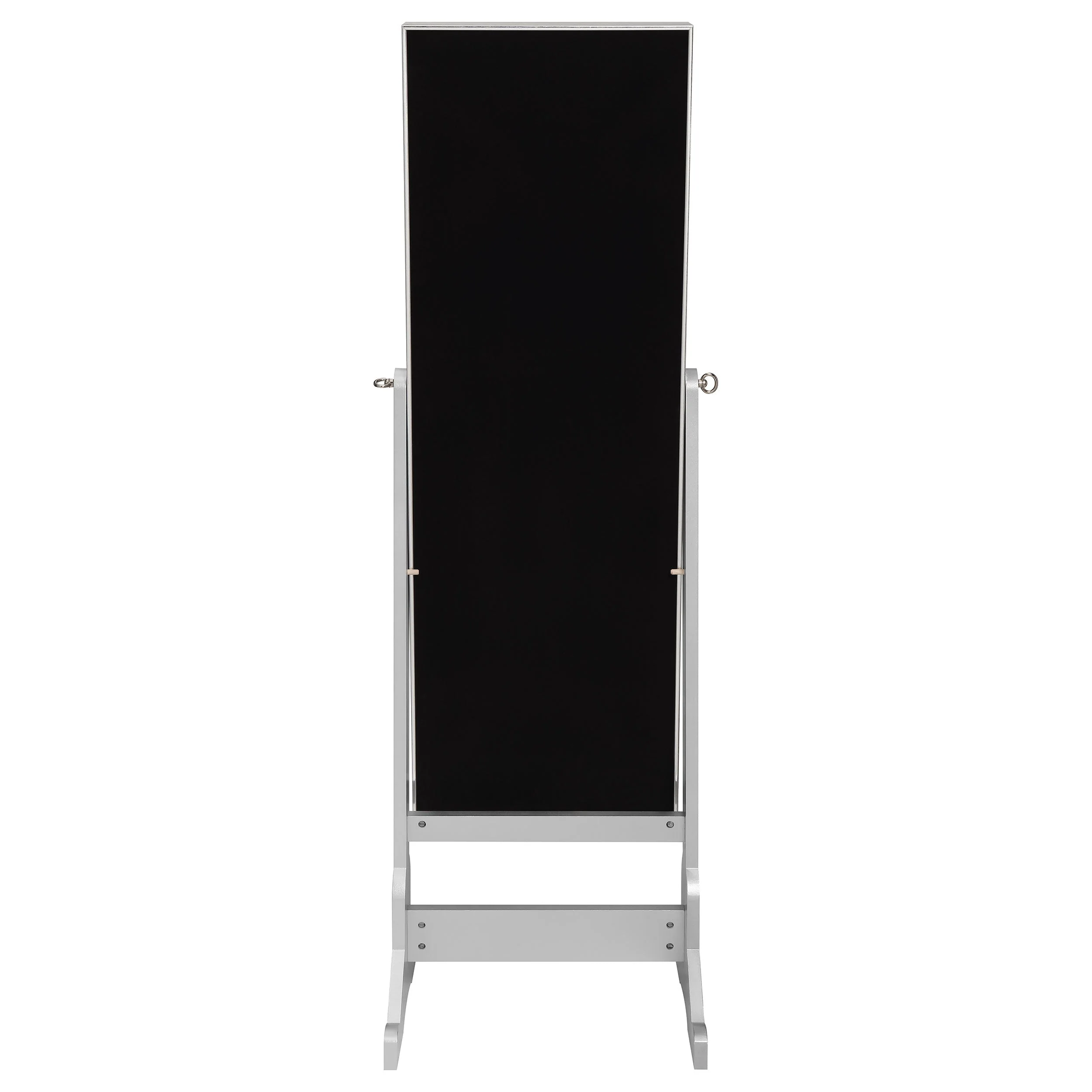 Moore Cheval Mirror with Jewelry Storage Silver - Image 11