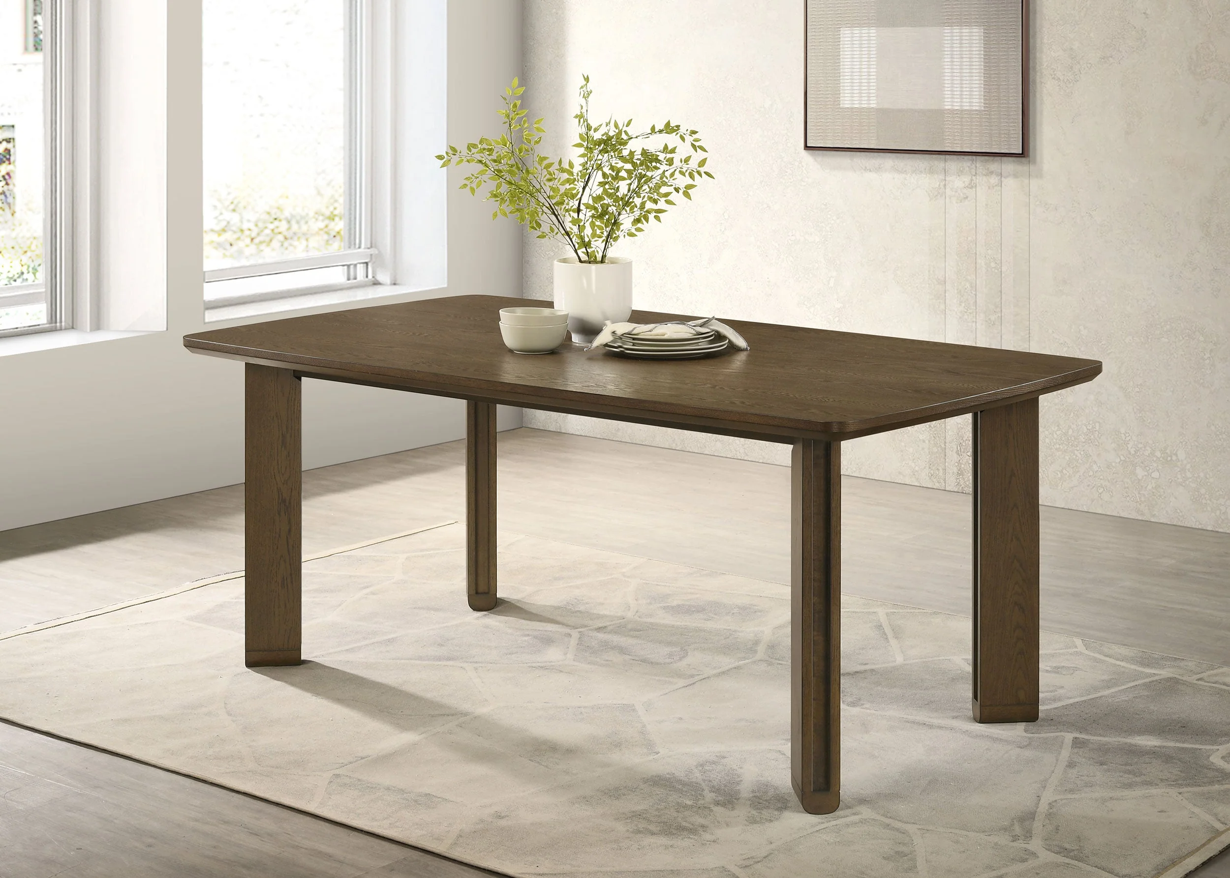 Ottowa 71-inch Rectangular Wood Dining Table Brown - Image 3