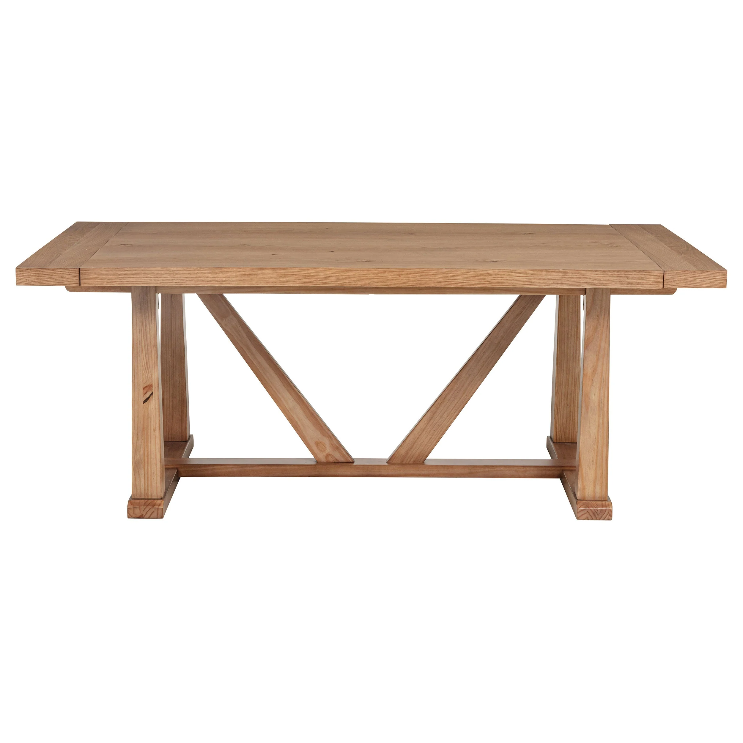 Middleton 106-inch Extension Leaf Dining Table Natural Brown - Image 7