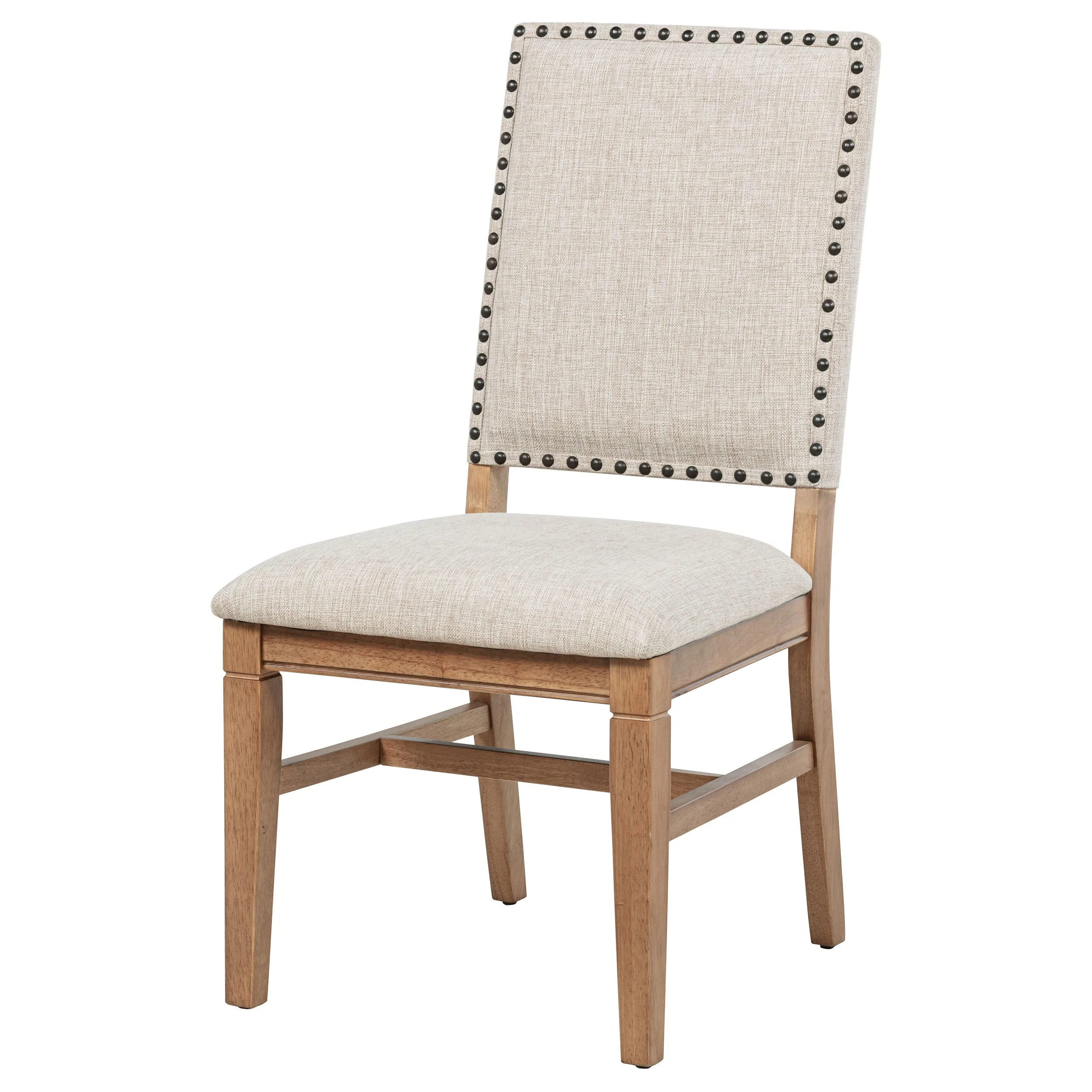 Middleton Upholstered Dining Side Chair Beige (Set of 2) - Image 6