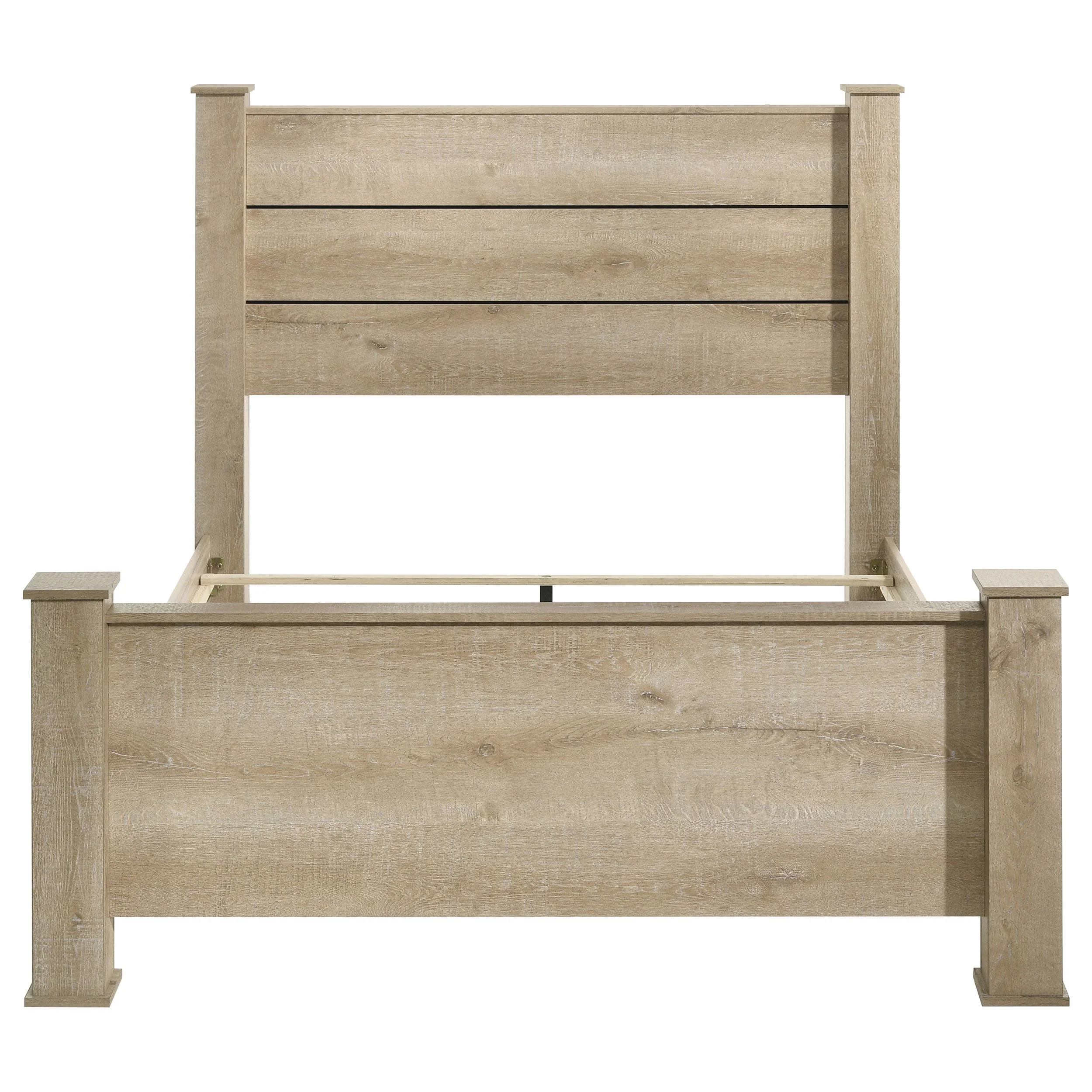 Oakglen 55-inch Panel Bed Weathered Oak - Image 15