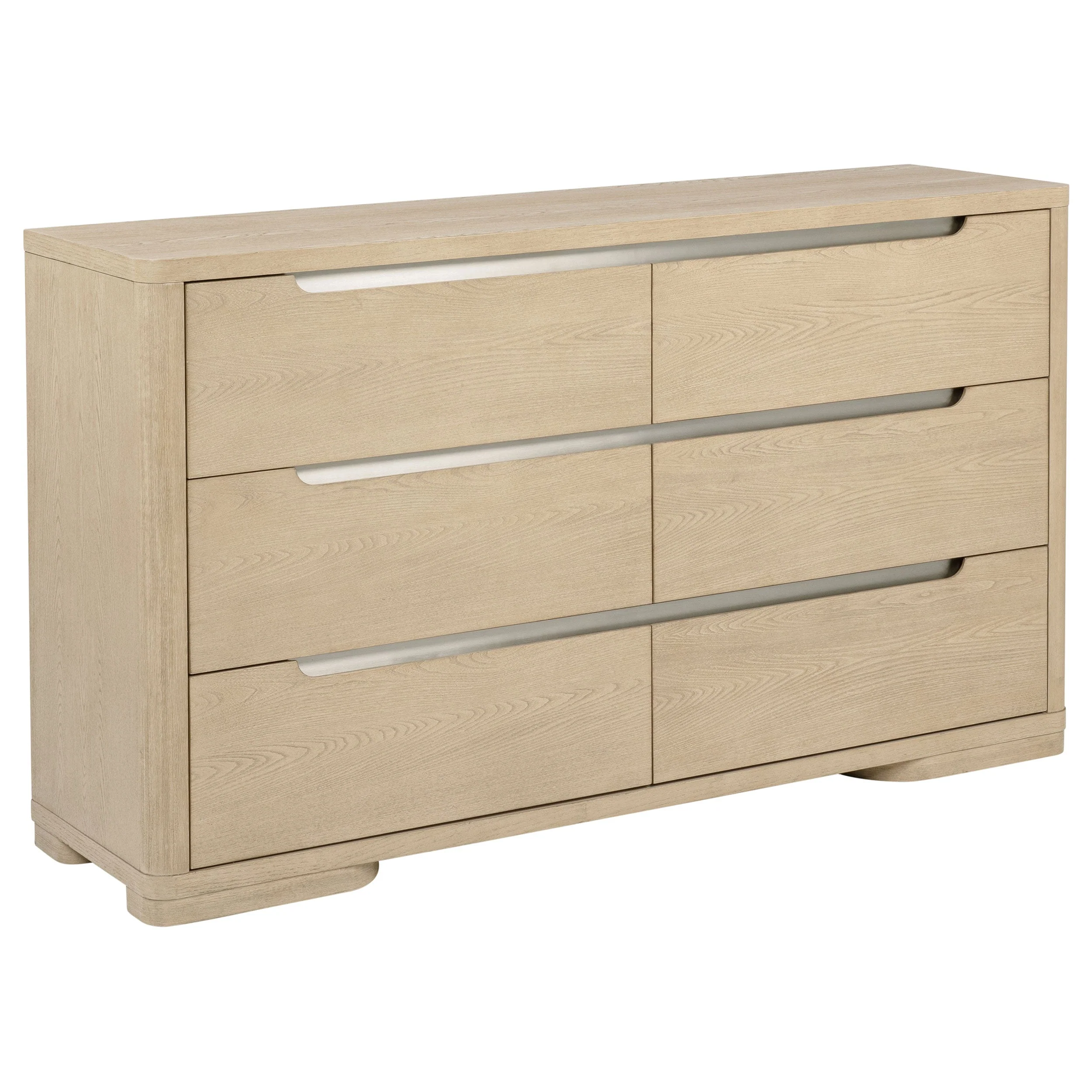 Ladera 6-drawer Bedroom Dresser Light Elm - Image 2