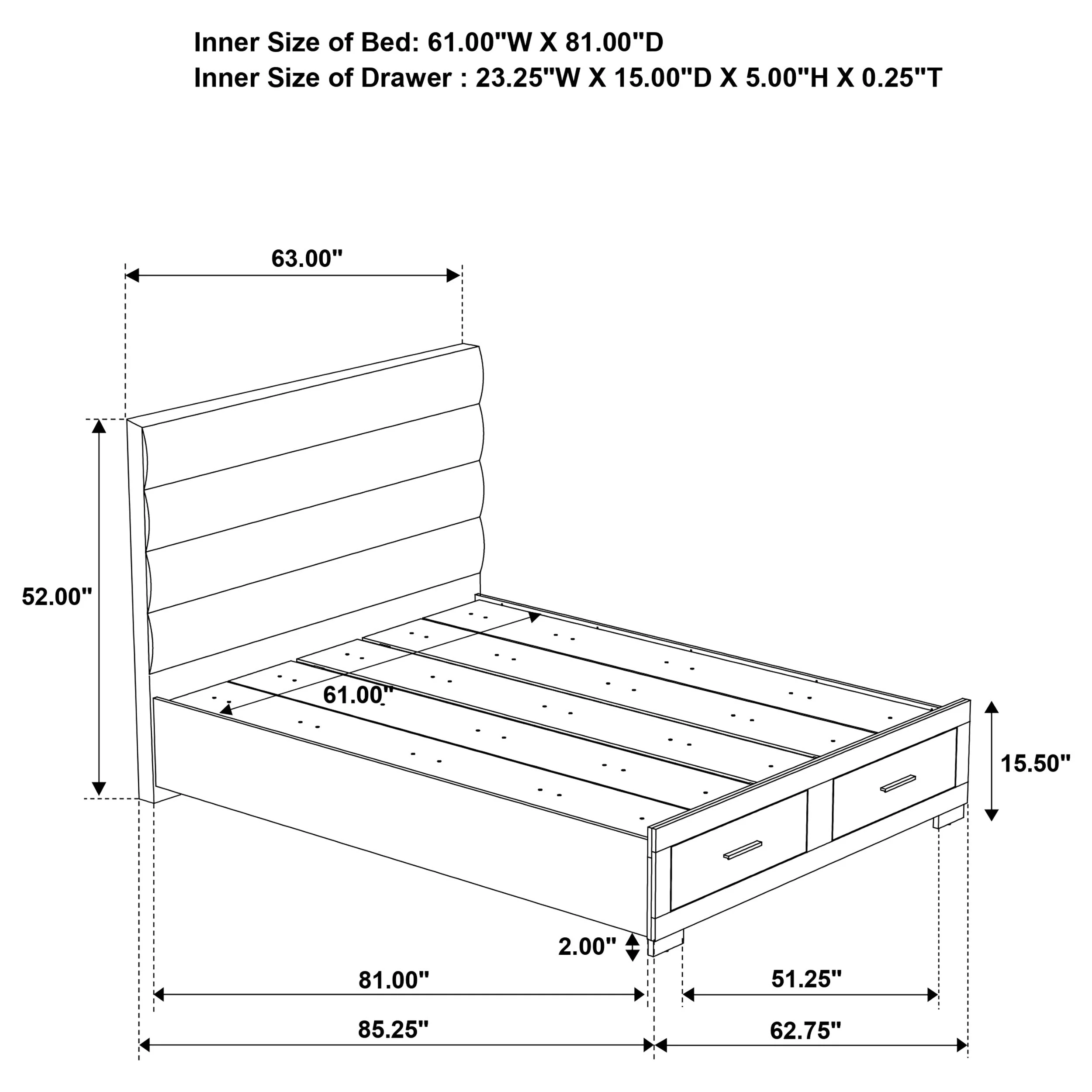 Felicity Storage Bed High Gloss - Image 28