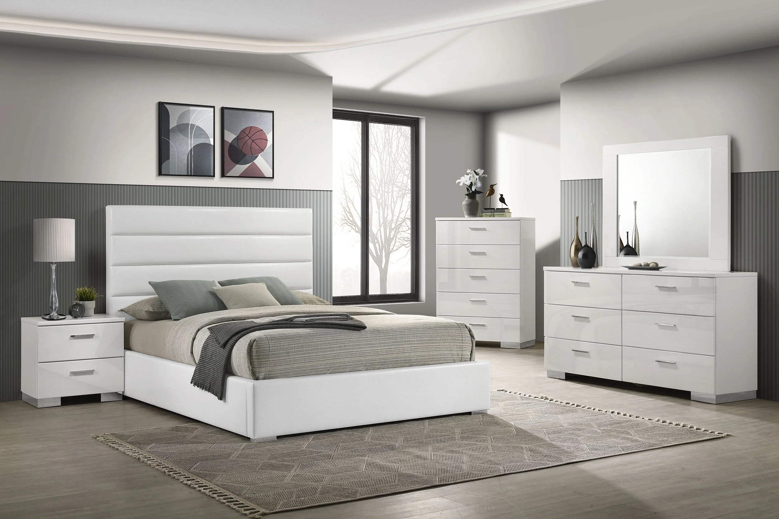 Felicity Bedroom Set High Gloss - Image 12