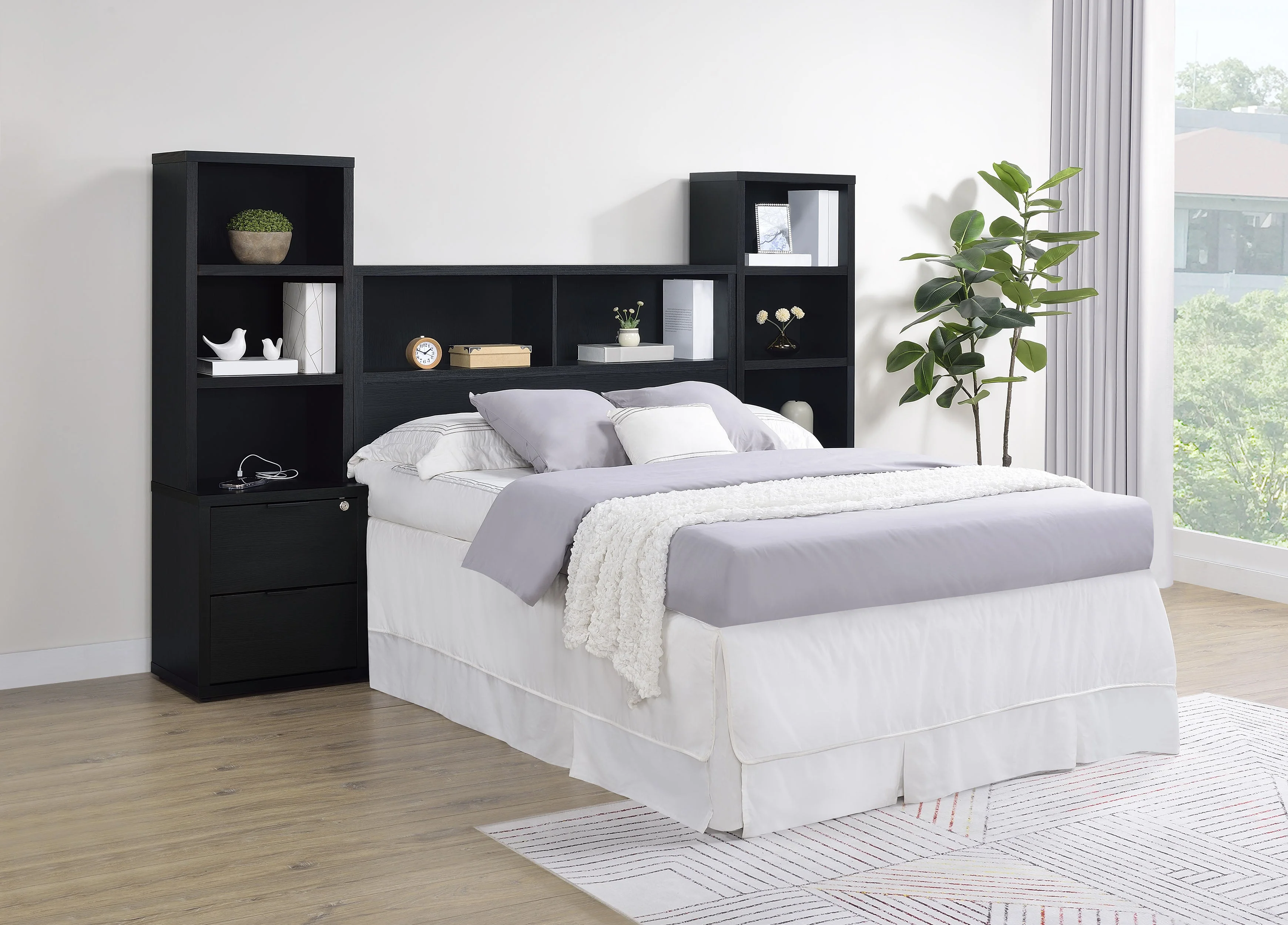 Westpark 49-inch Bookcase Headboard - Image 107