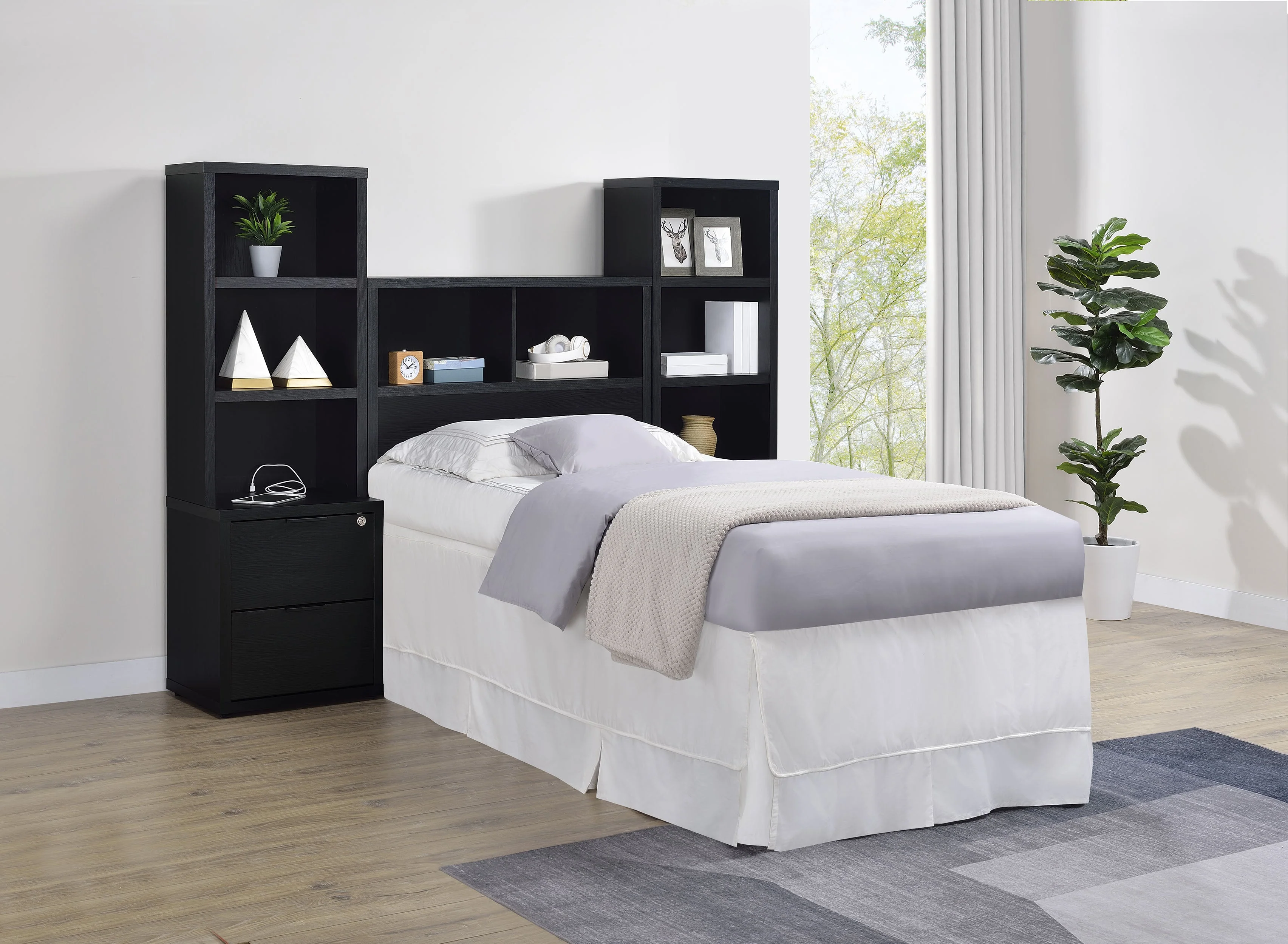 Westpark 49-inch Bookcase Headboard - Image 108