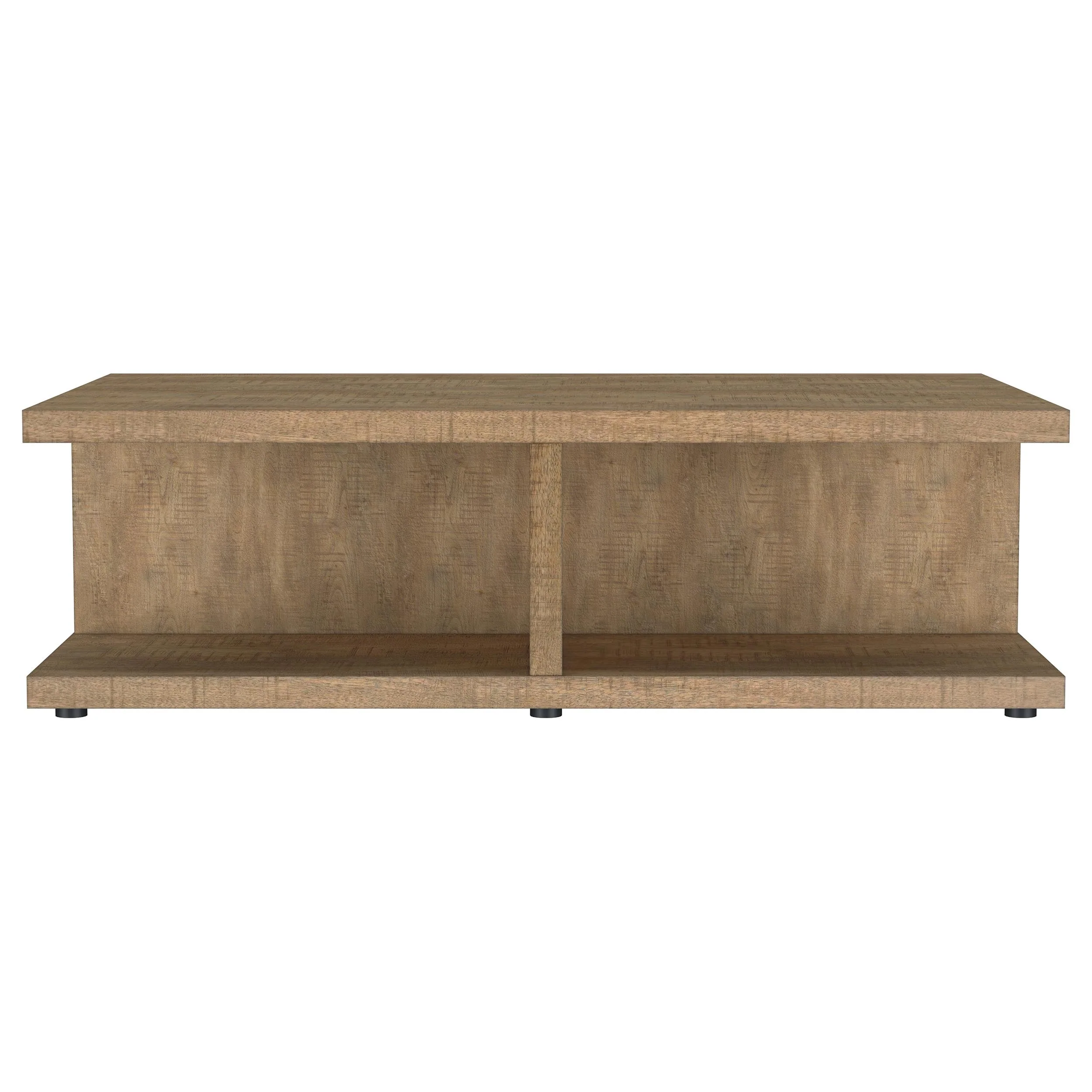 Cortona Square Engineered Wood Cocktail Coffee Table Mango - Image 4