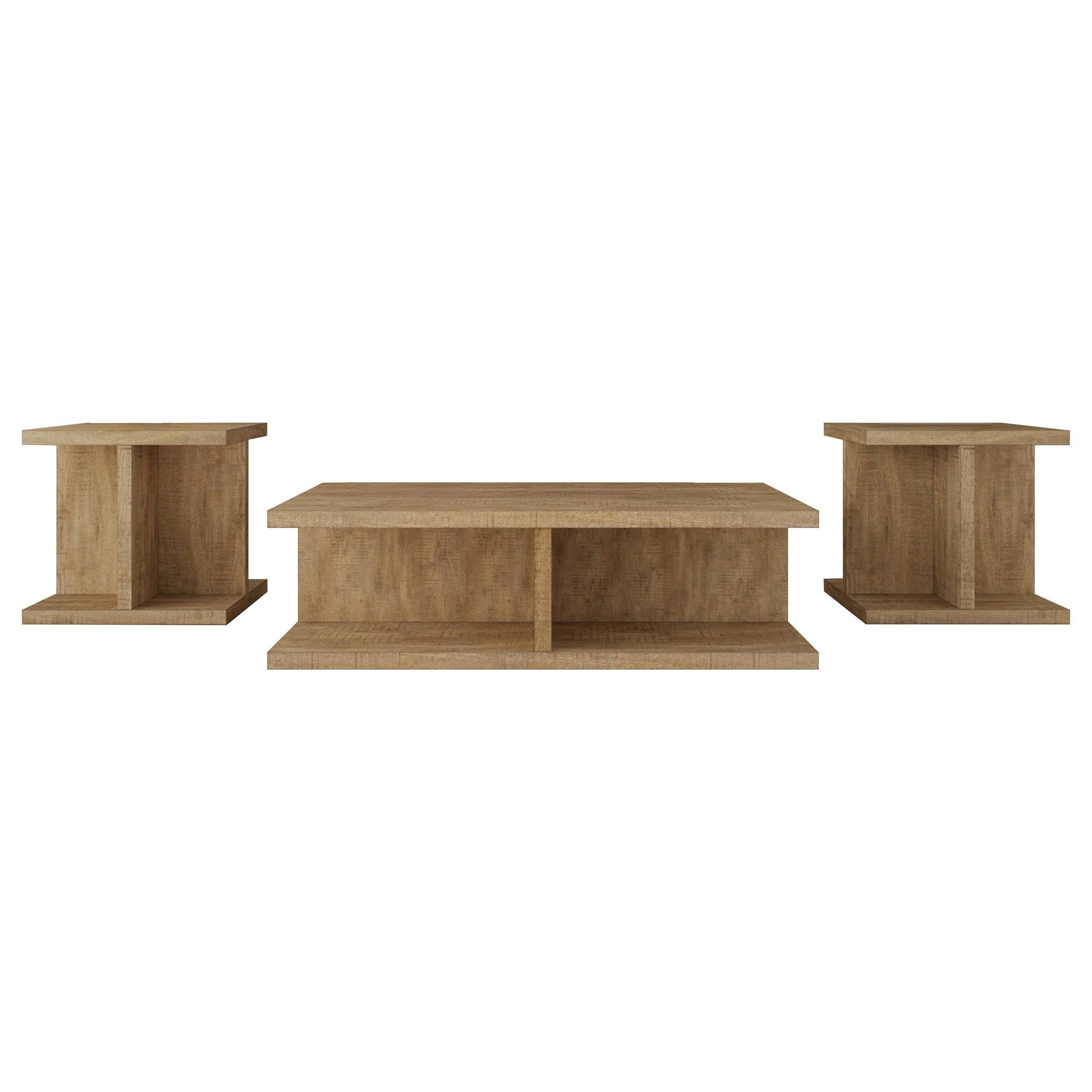 Cortona Coffee and End Table Set Mango - Image 6