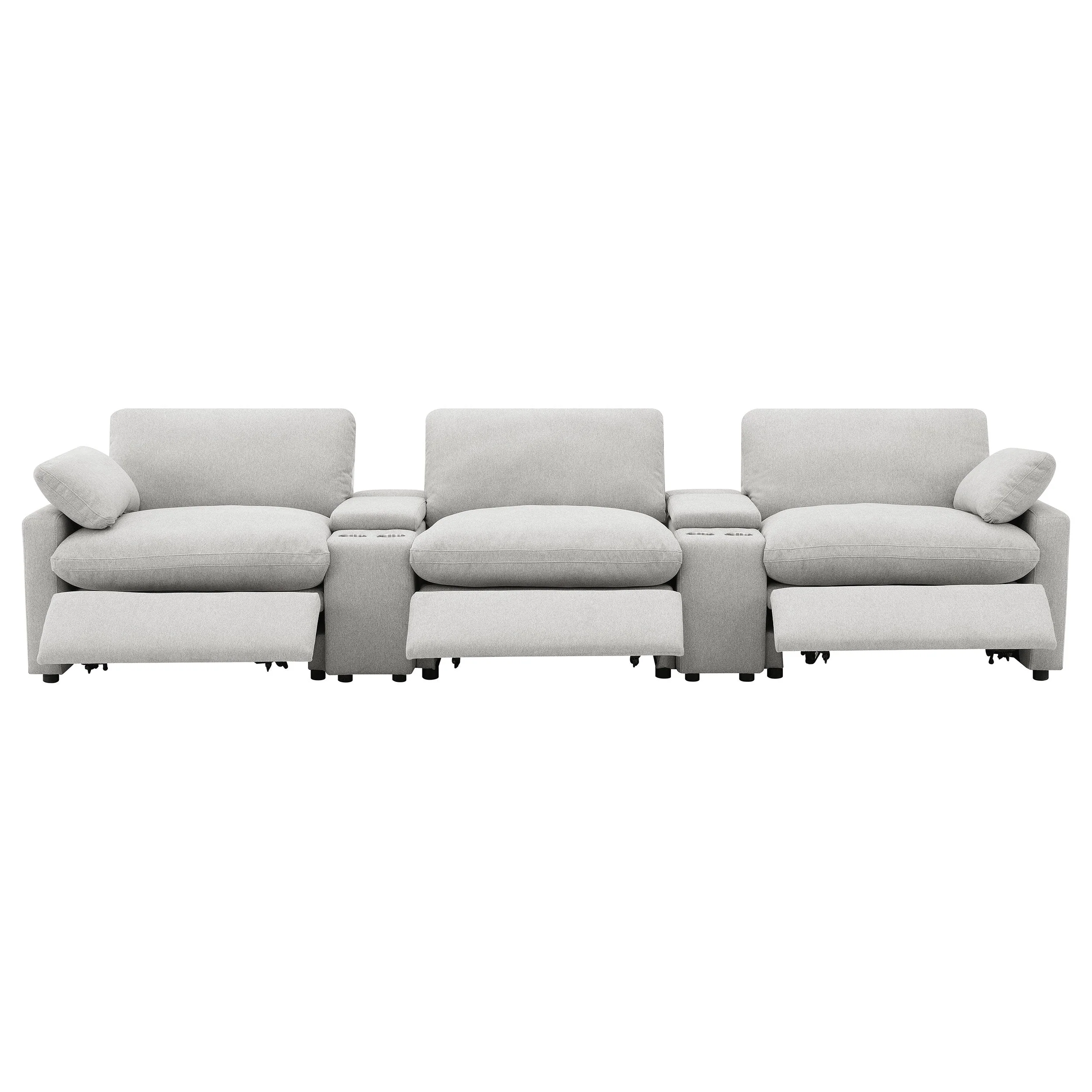 Collins Power Reclining Home Theater Seating - Image 13