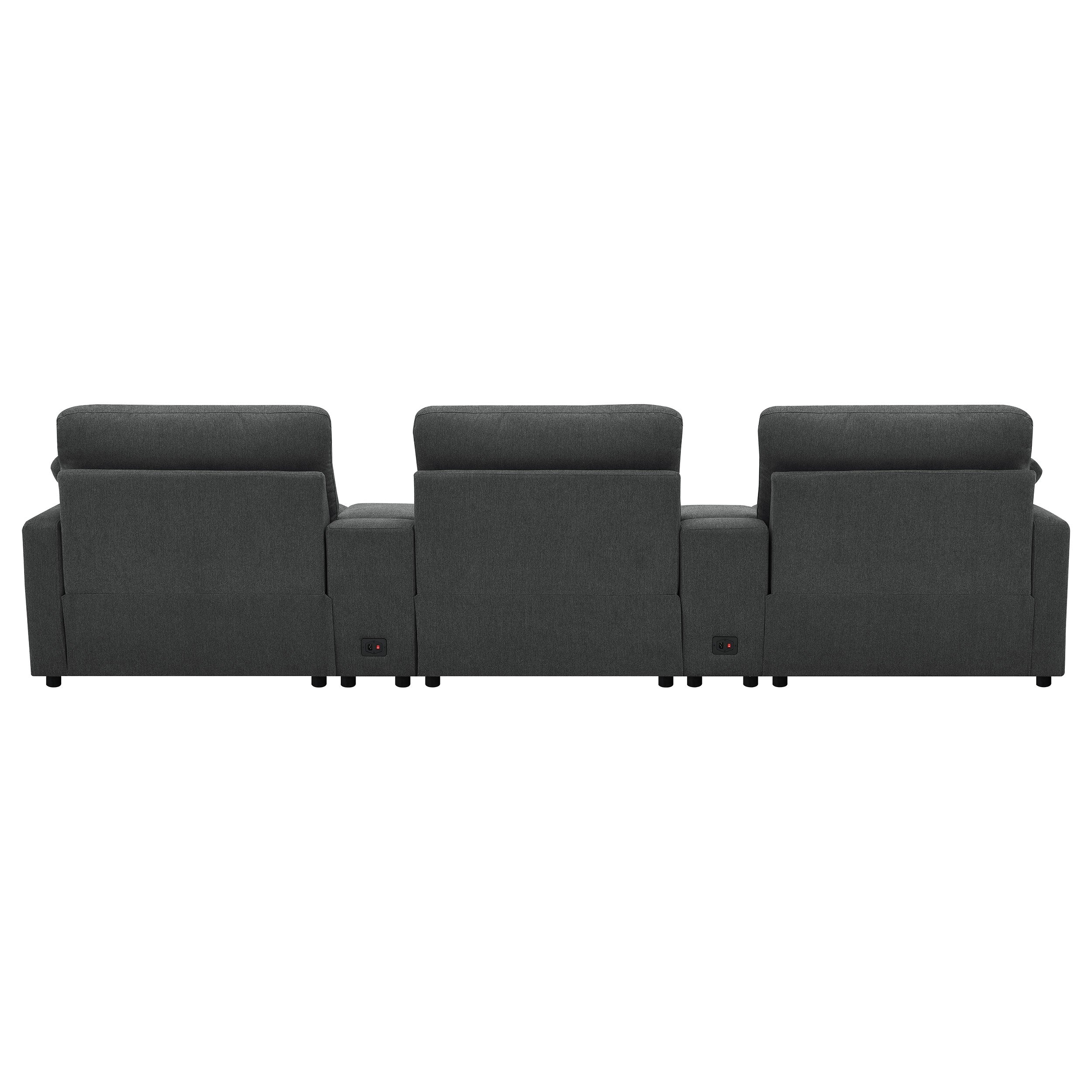 Collins Power Reclining Home Theater Seating - Image 16