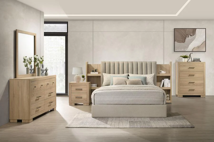 Arielle Bedroom Set Light Oak - Image 2