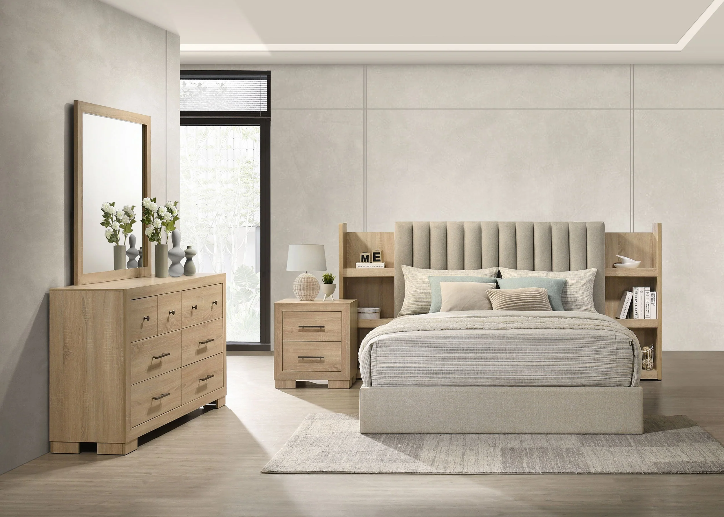 Arielle Bedroom Set Light Oak - Image 7