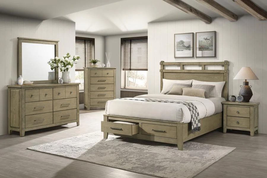 Hazlewood Bedroom Set Vineyard Oak - Image 3