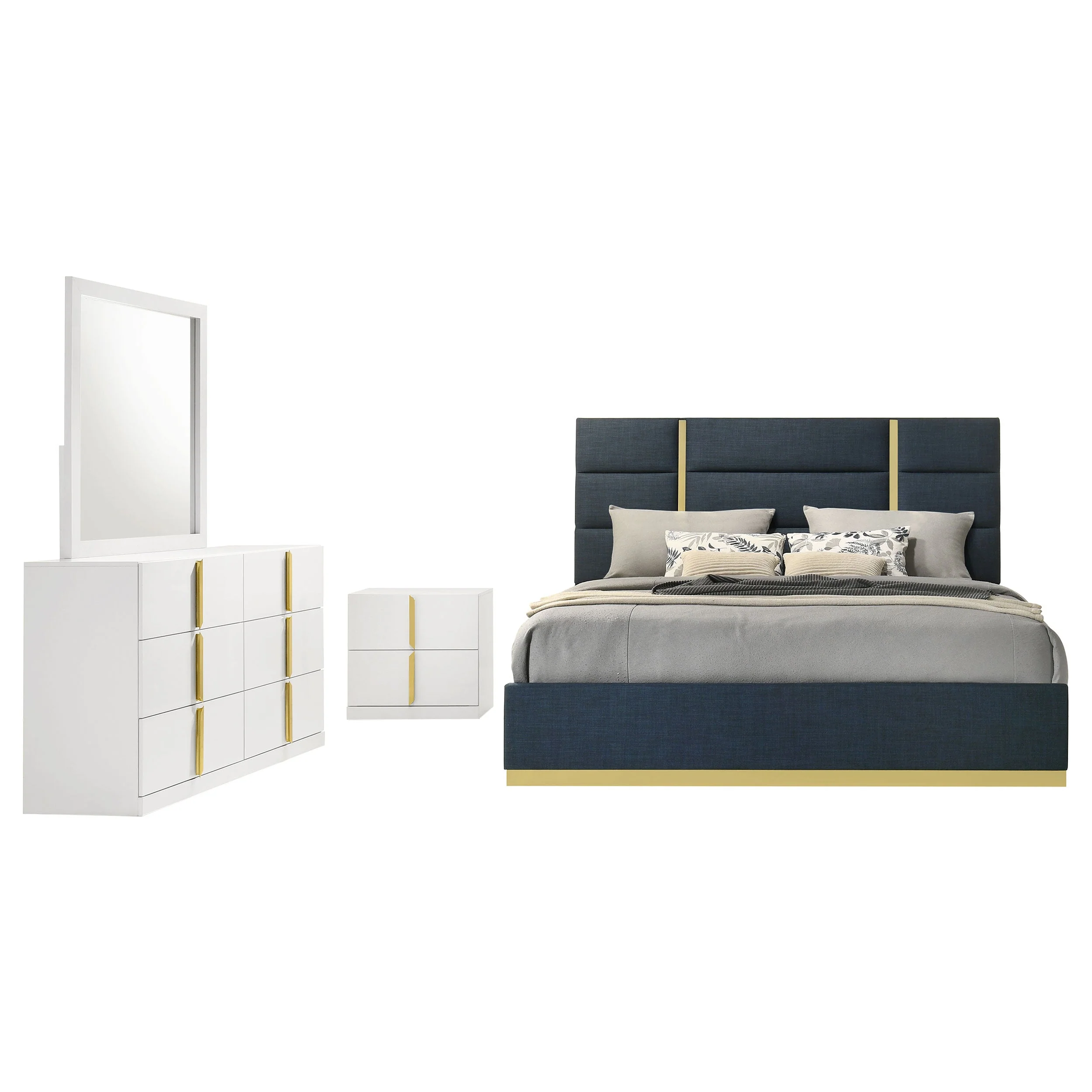 Ines Bedroom Set and High Gloss - Image 21
