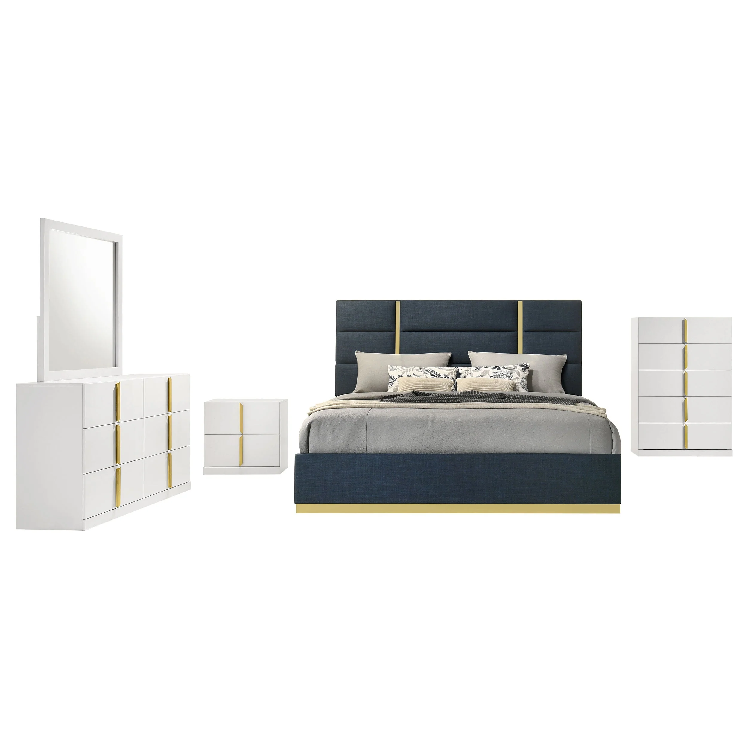 Ines Bedroom Set and High Gloss - Image 24