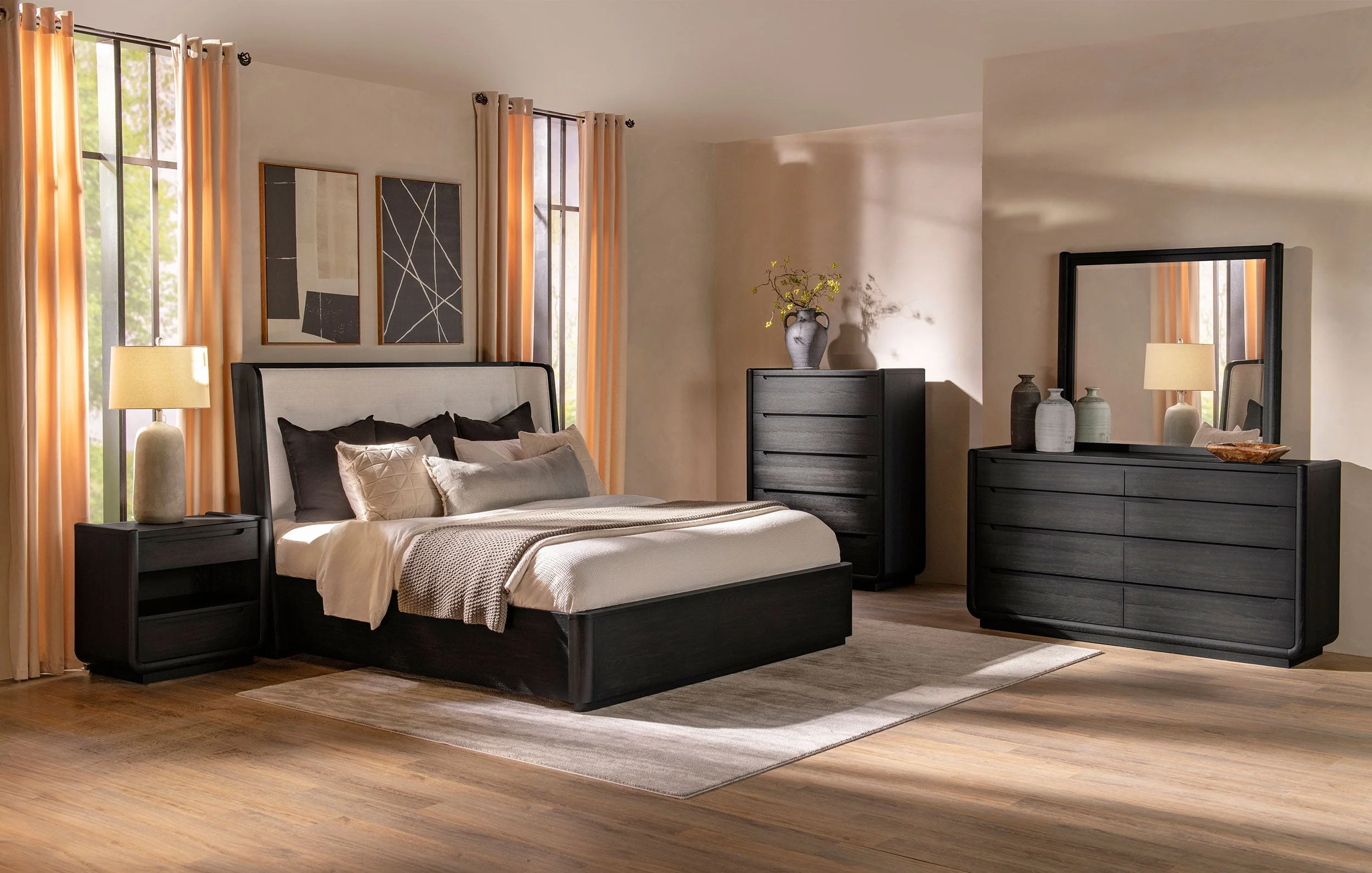 Leandro Bedroom Set Burnished - Image 6
