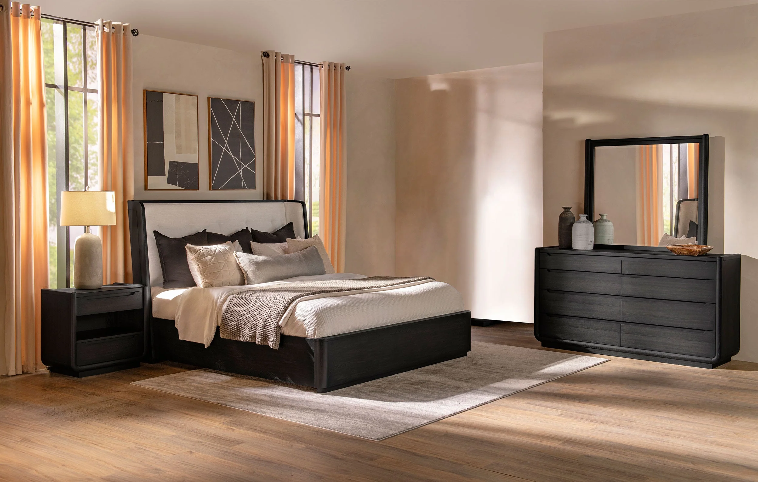 Leandro Bedroom Set Burnished - Image 7