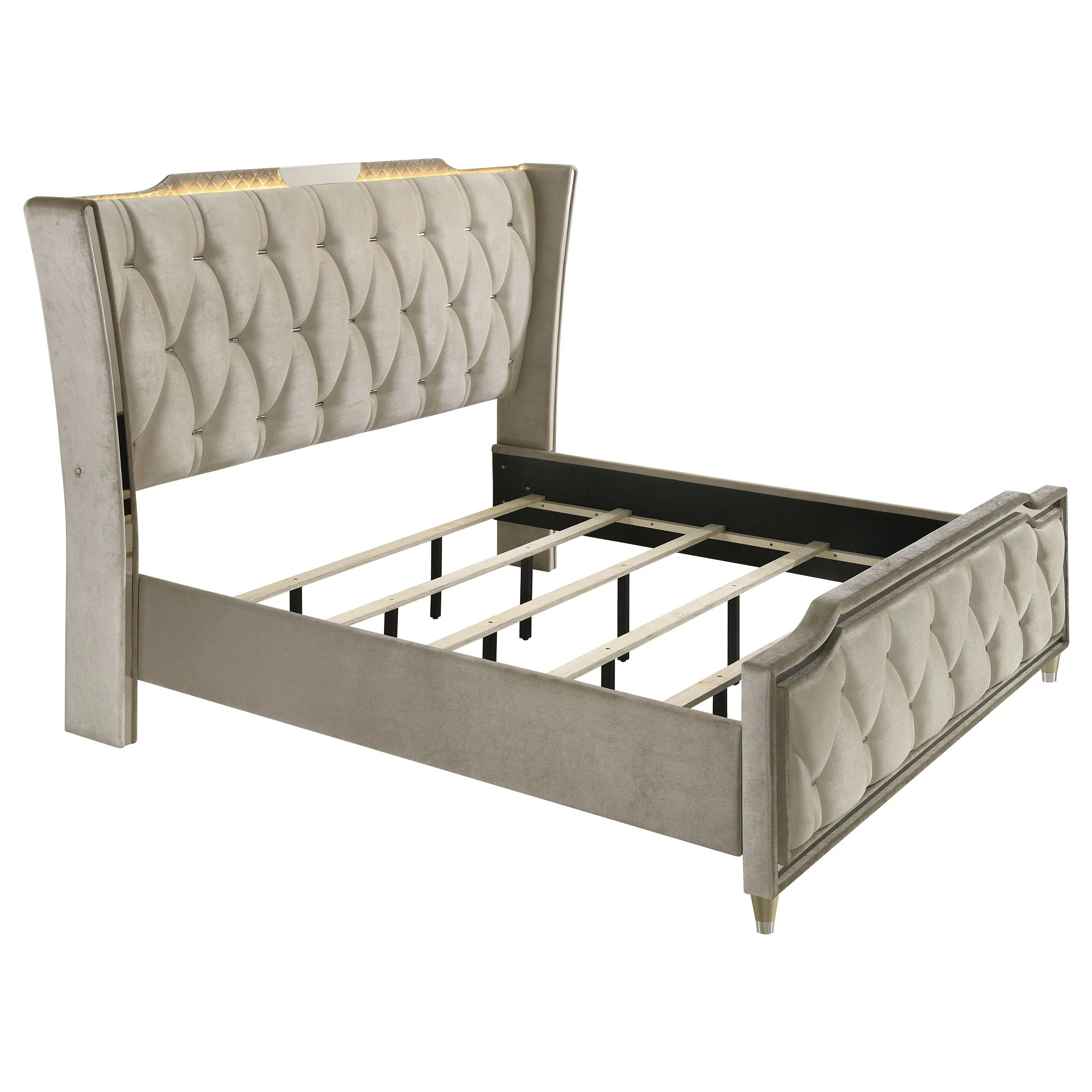 Lorient Bedroom Set Ivory and Camel - Image 31