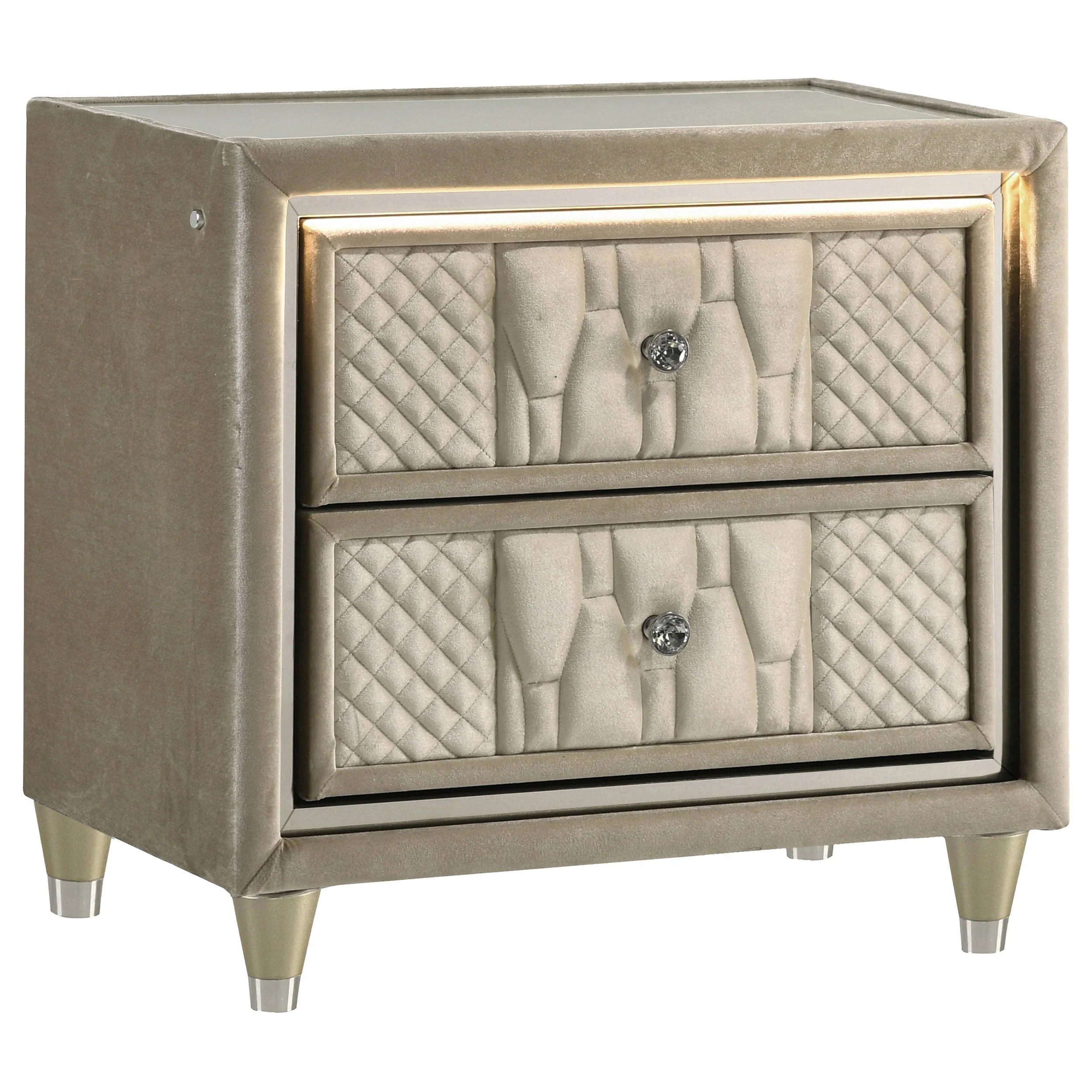 Lorient Bedroom Set Ivory and Camel - Image 48