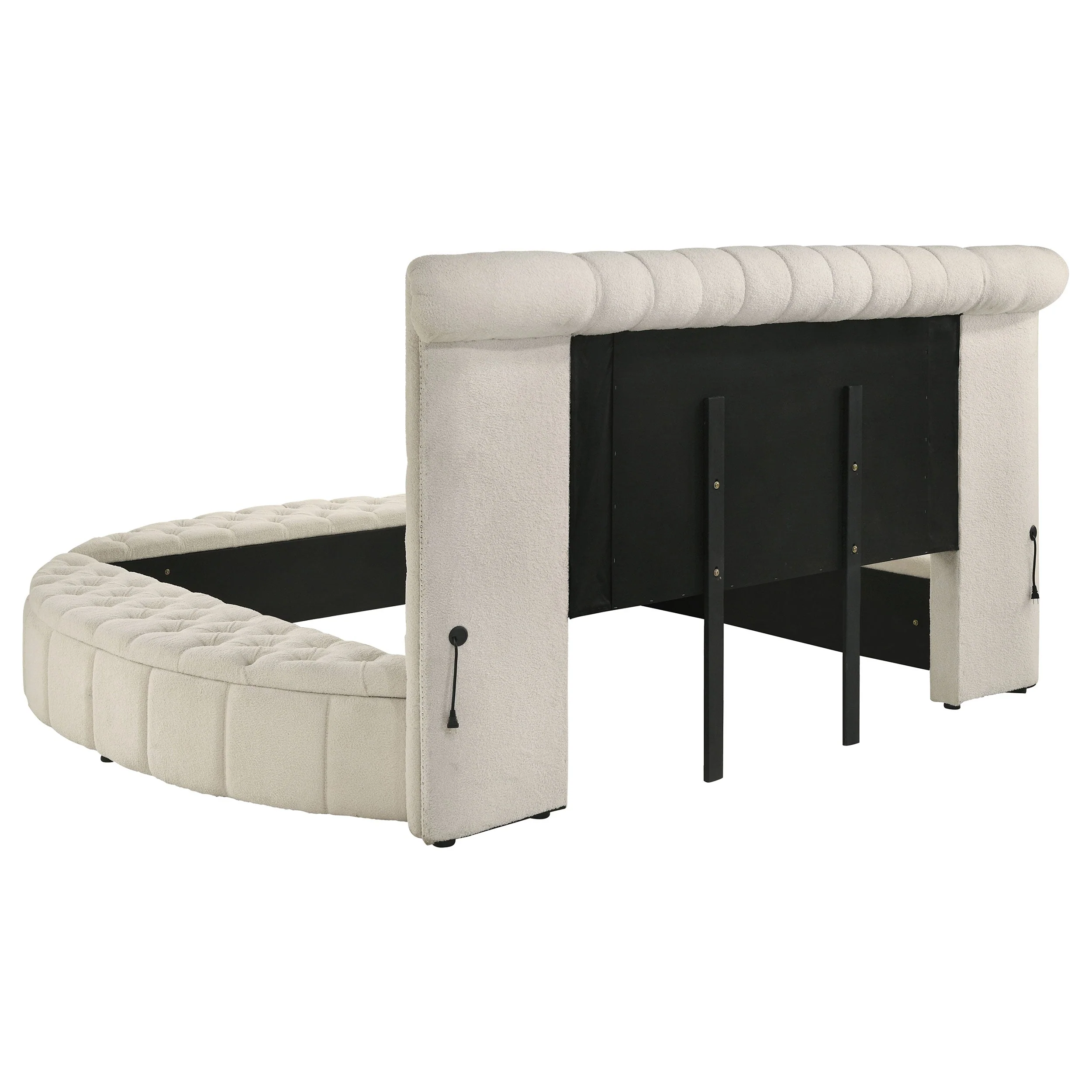 Sonya Upholstered Bedroom Set Ivory - Image 20