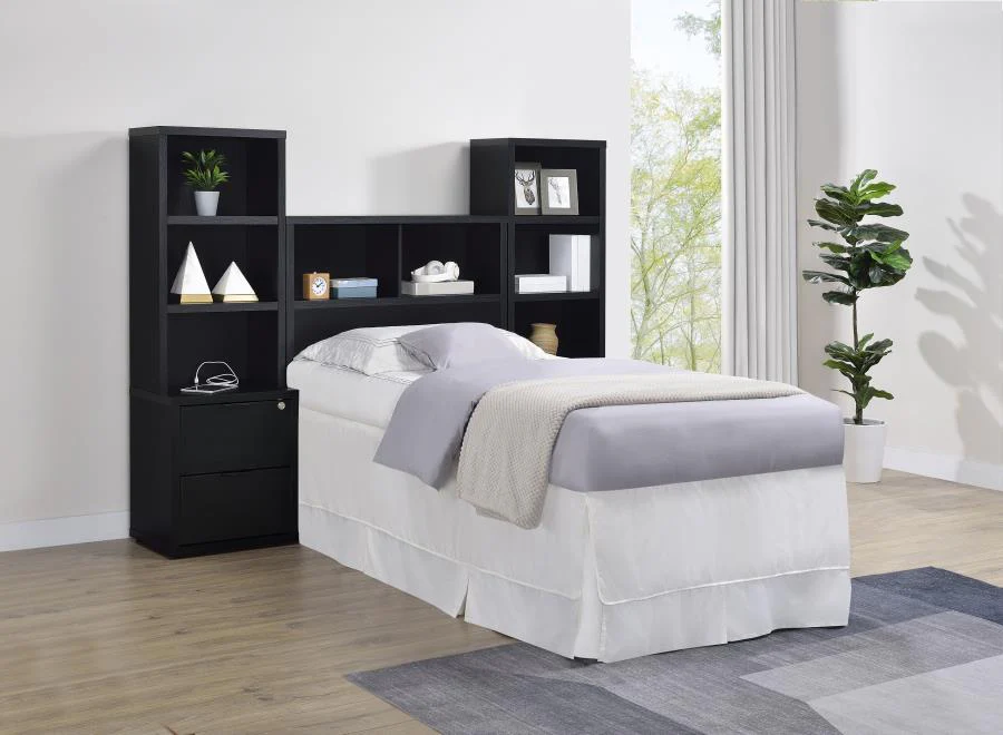 Westpark Bedroom Set Bookcase Headboard - Image 2