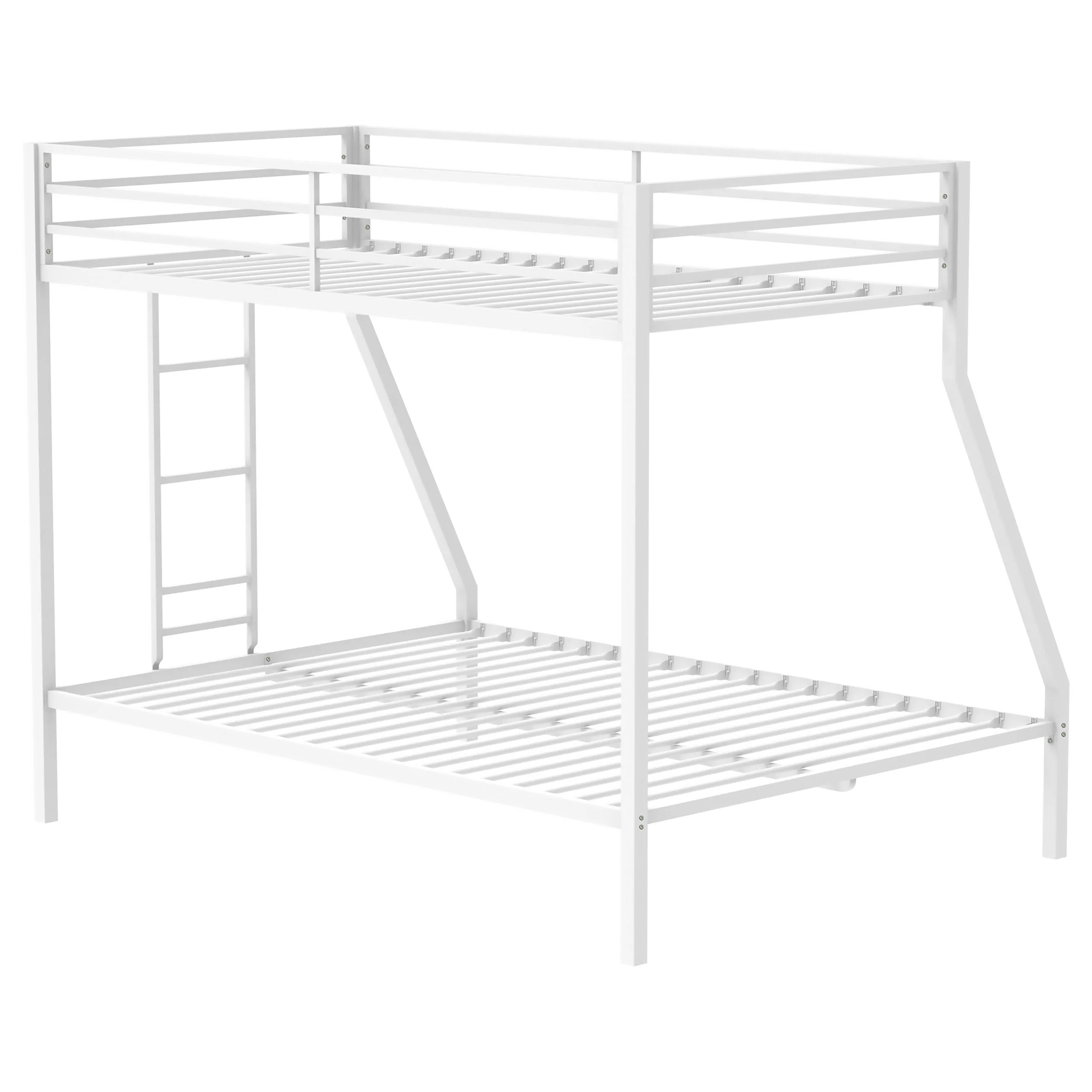 Alevera Metal Twin Over Twin Bunk Bed with Ladder - Image 32