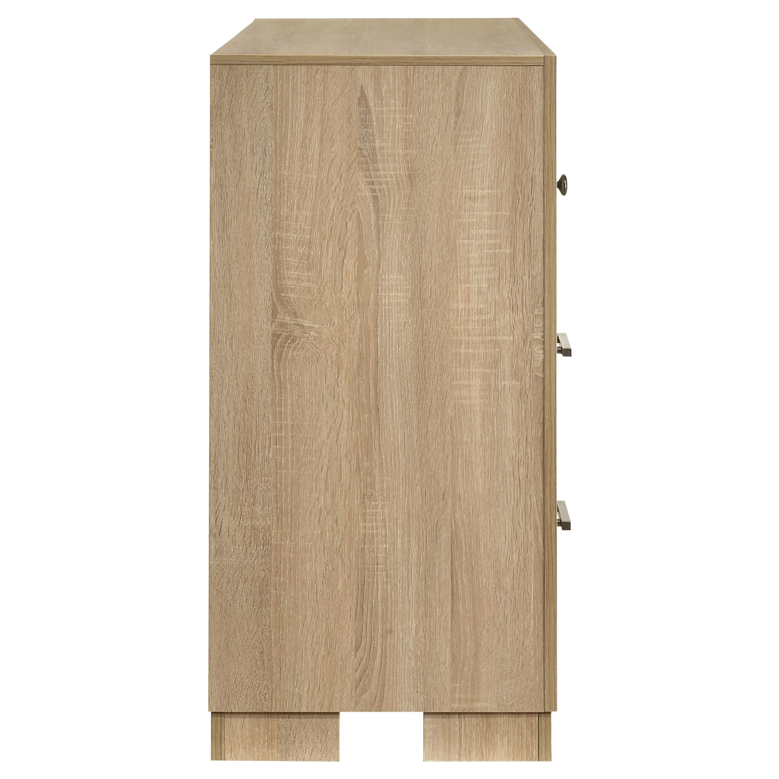 Arielle 6-drawer Bedroom Dresser Cabinet Light Oak - Image 7