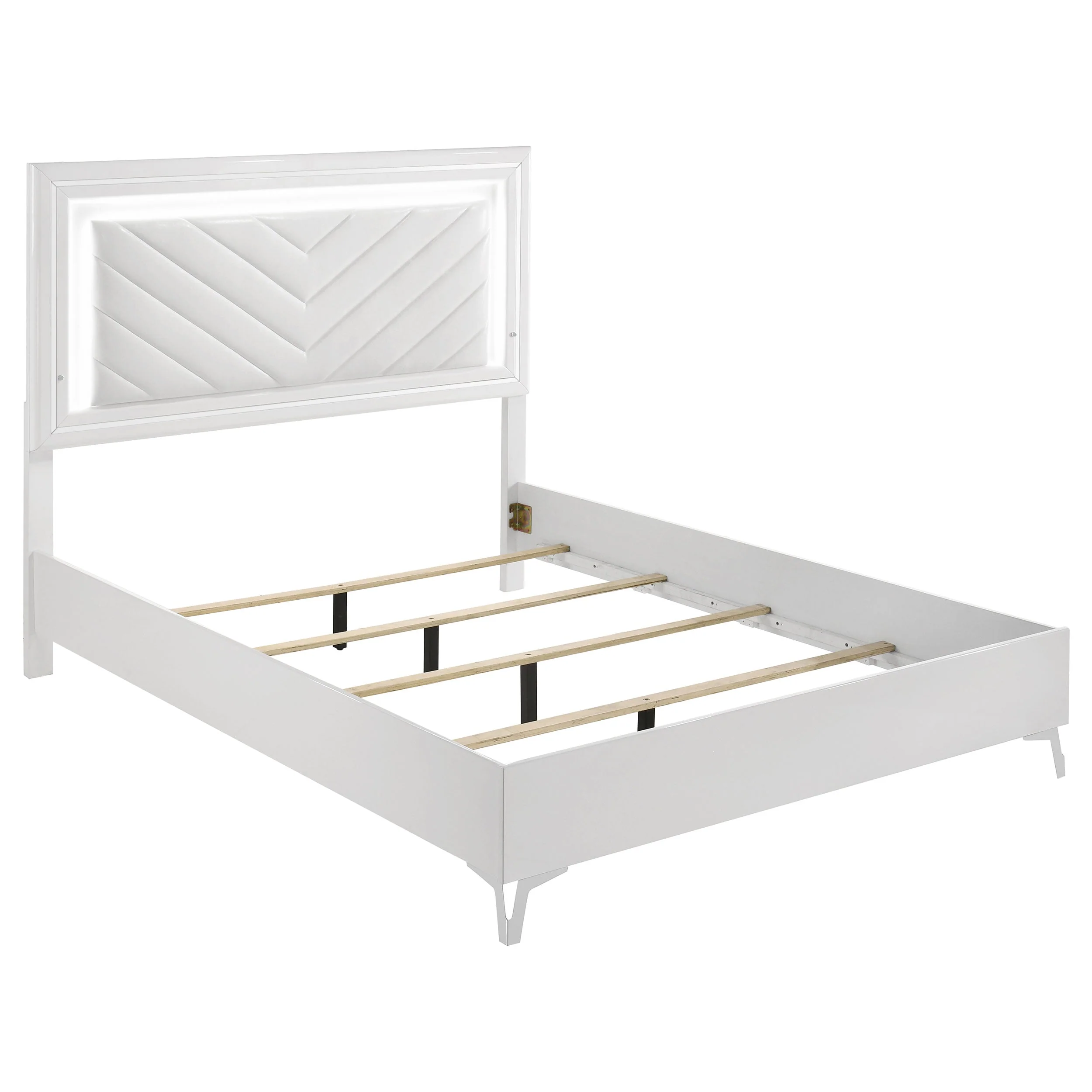 Cassia LED Panel Bed High Gloss - Image 3