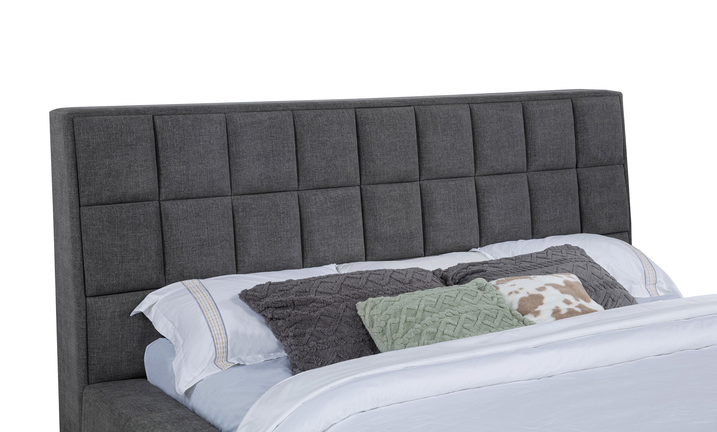 Dreux Upholstered Panel Platform Bed - Image 60