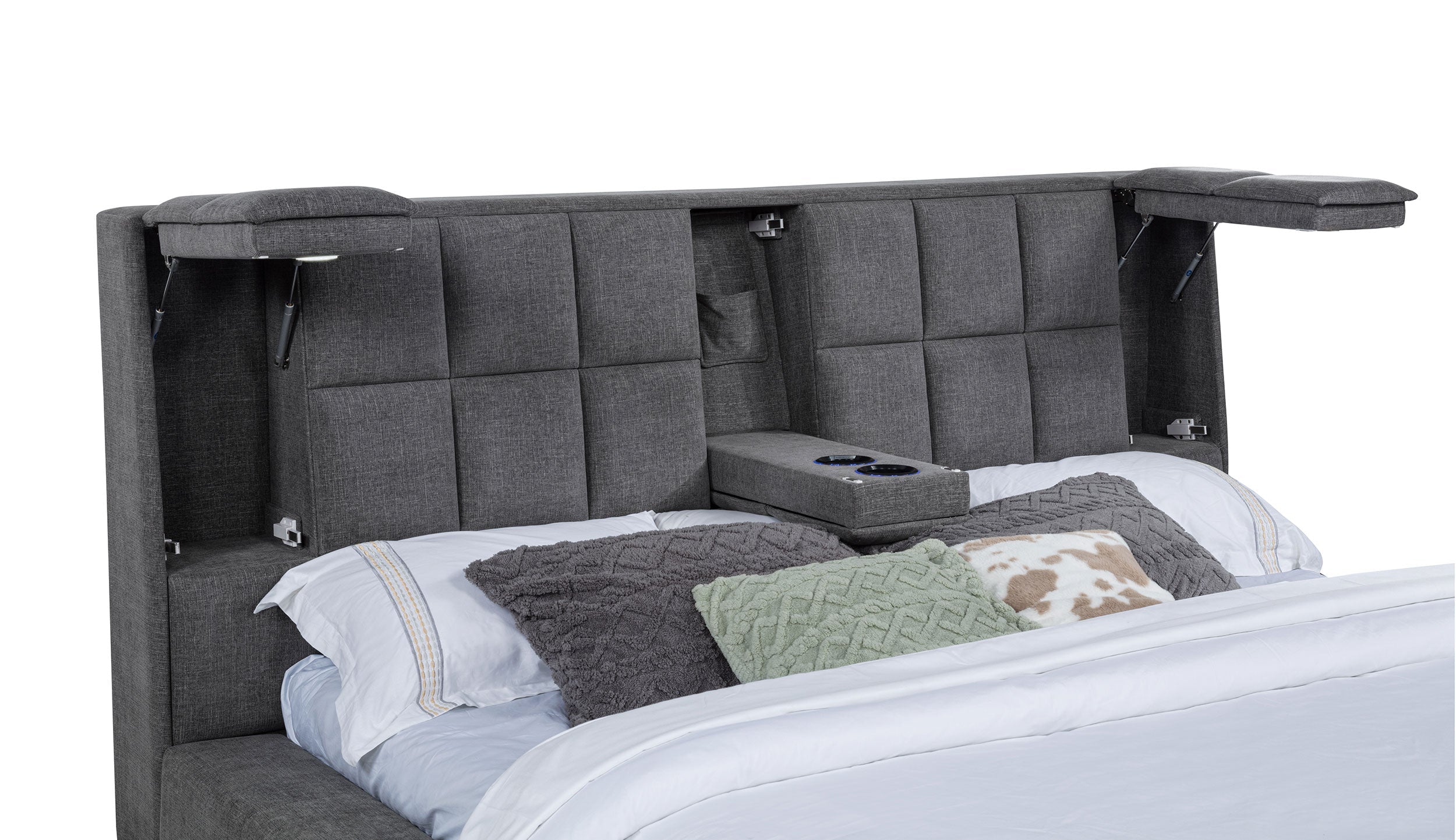 Dreux Upholstered Panel Platform Bed - Image 65